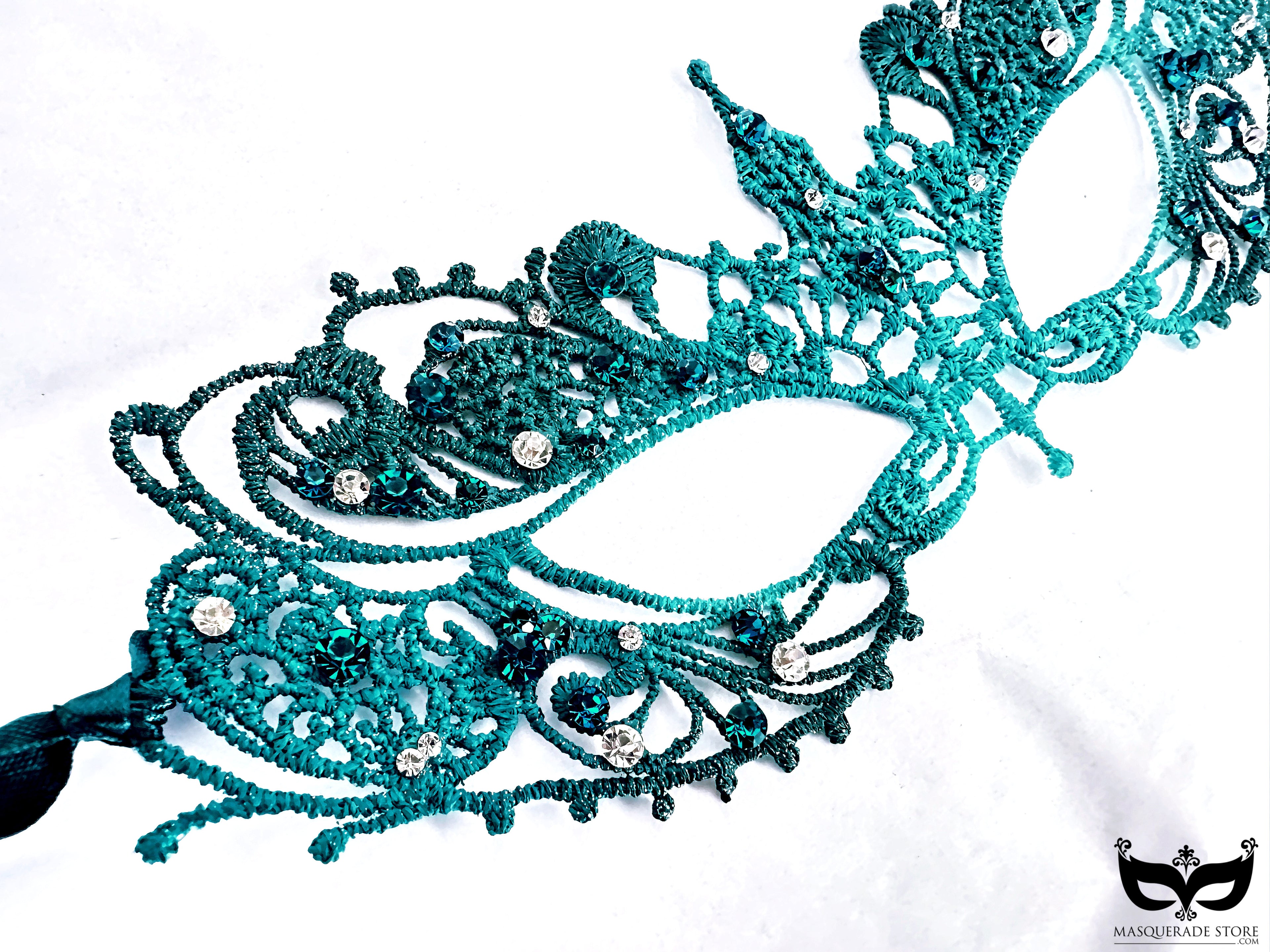 Ana Lace Mask - Blue