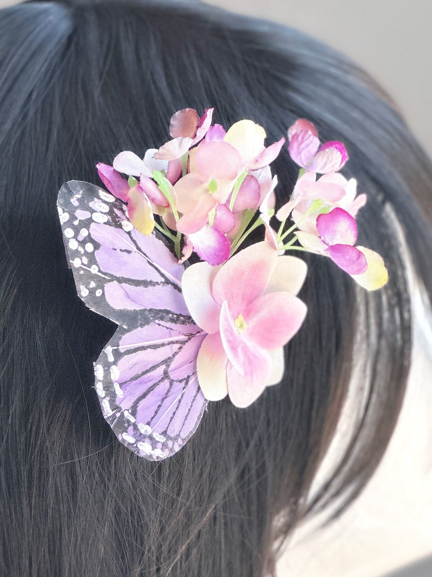 Enchanted Bloom – Butterfly Hair Clips