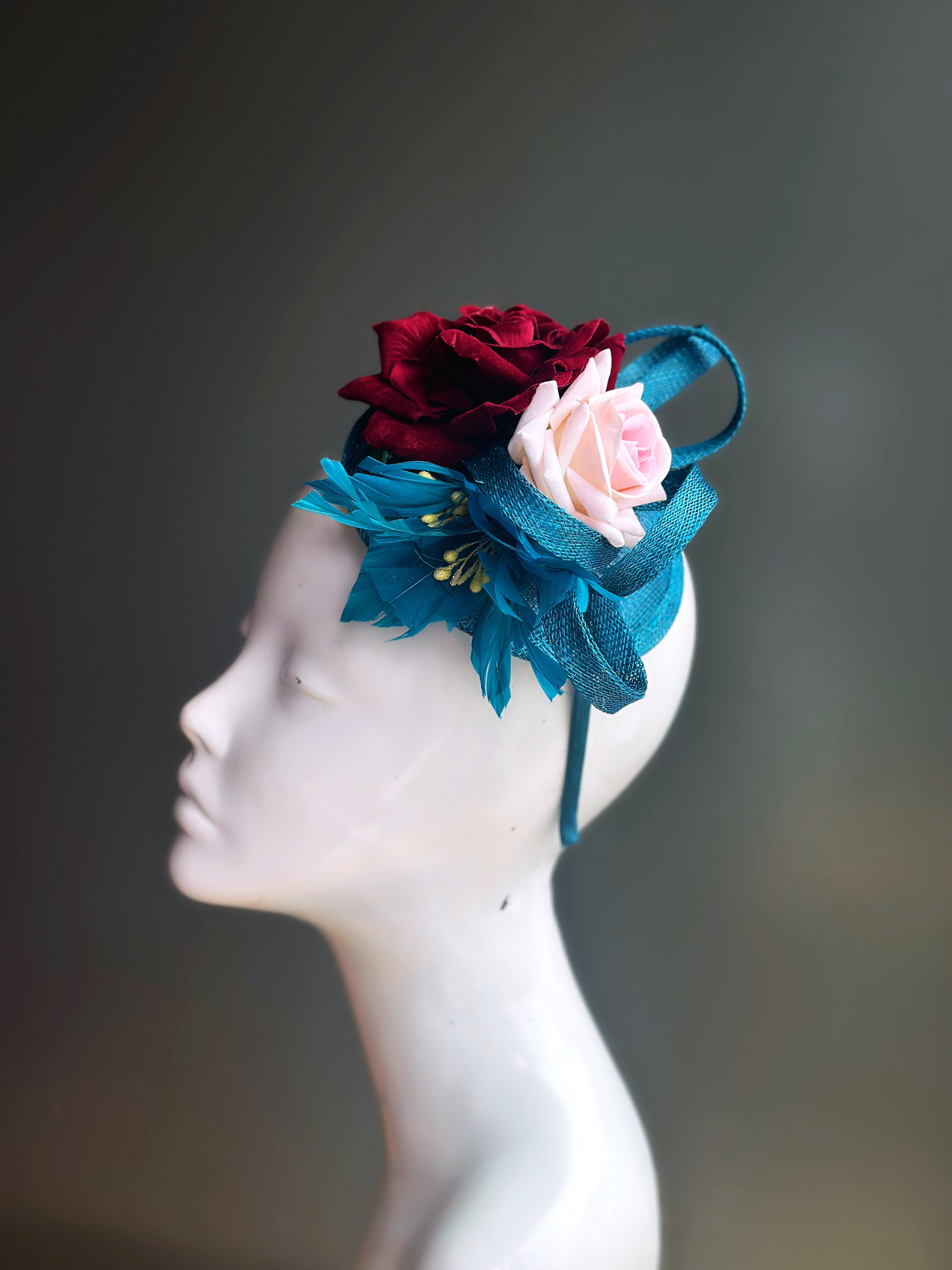 Rose Fascinator Hat