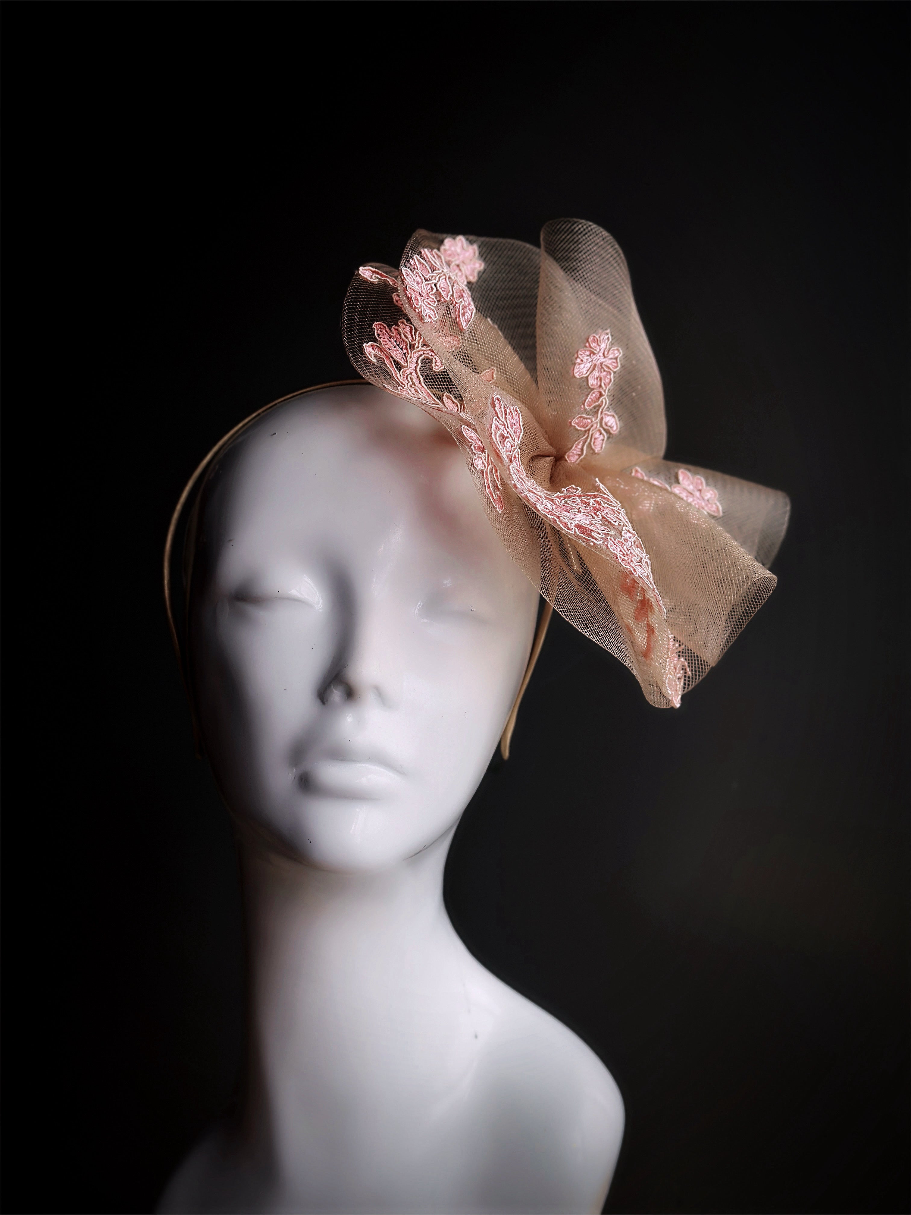 Pink Blossom Fascinator