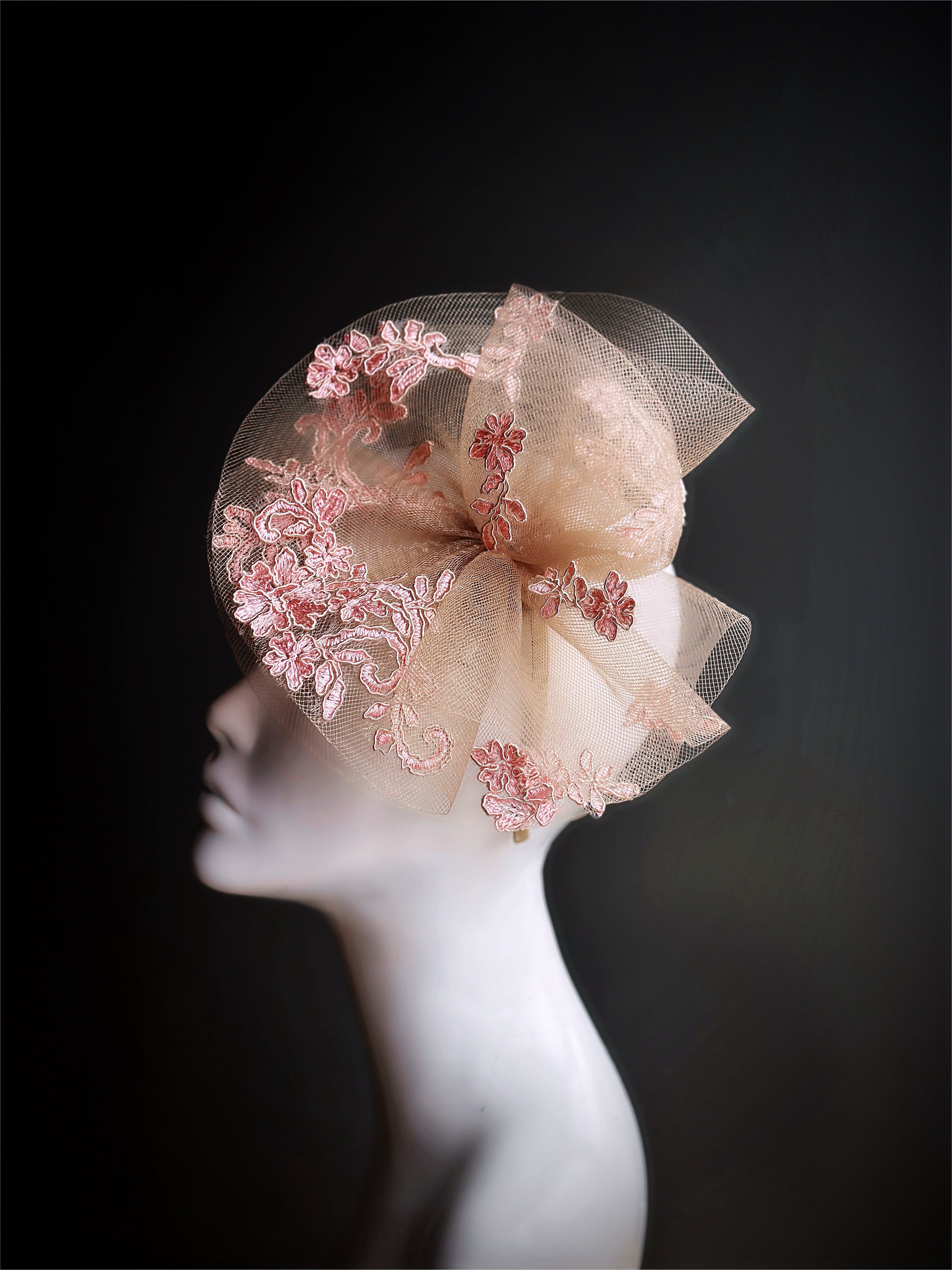 Pink Blossom Fascinator