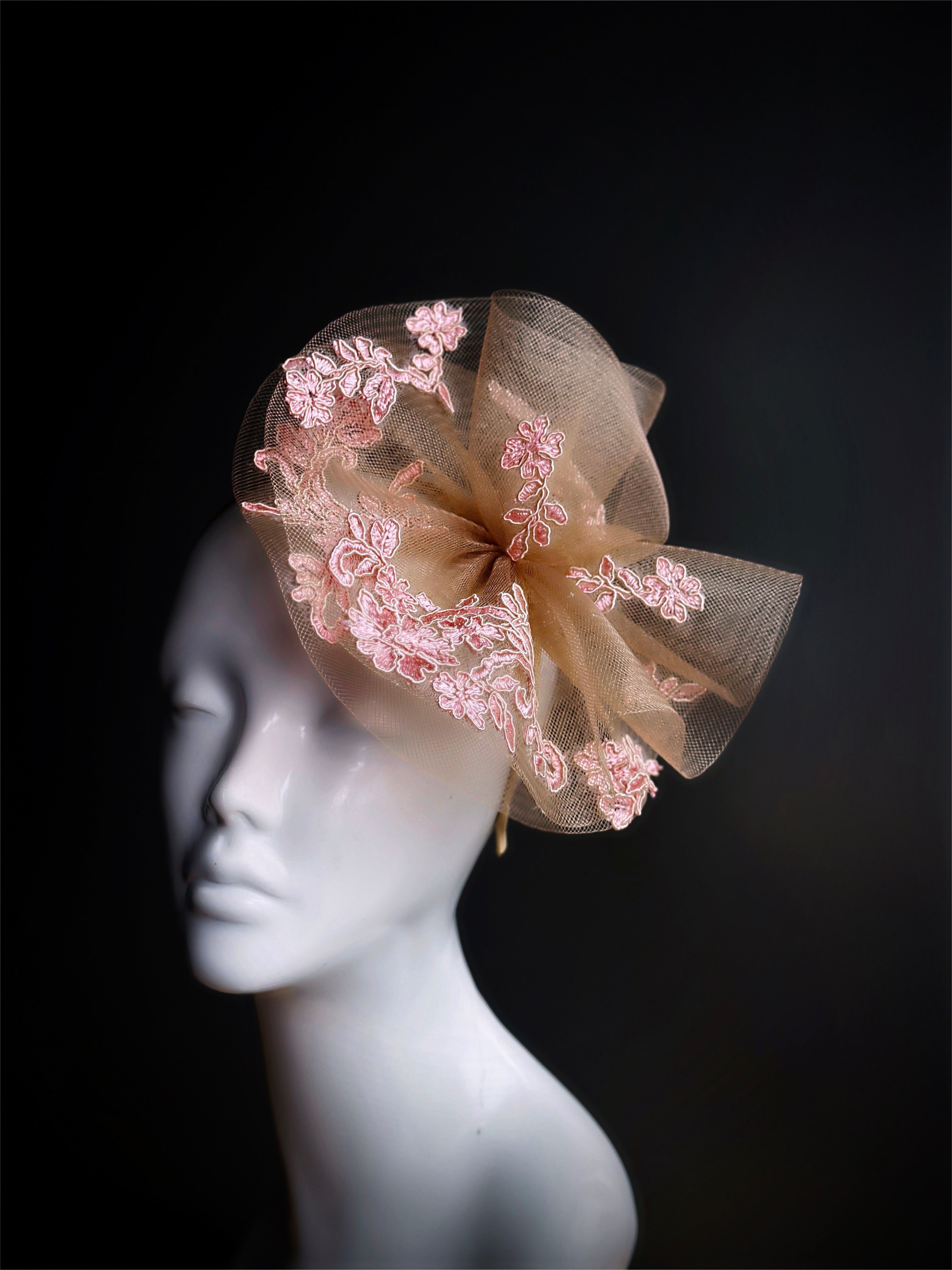 Pink Blossom Fascinator