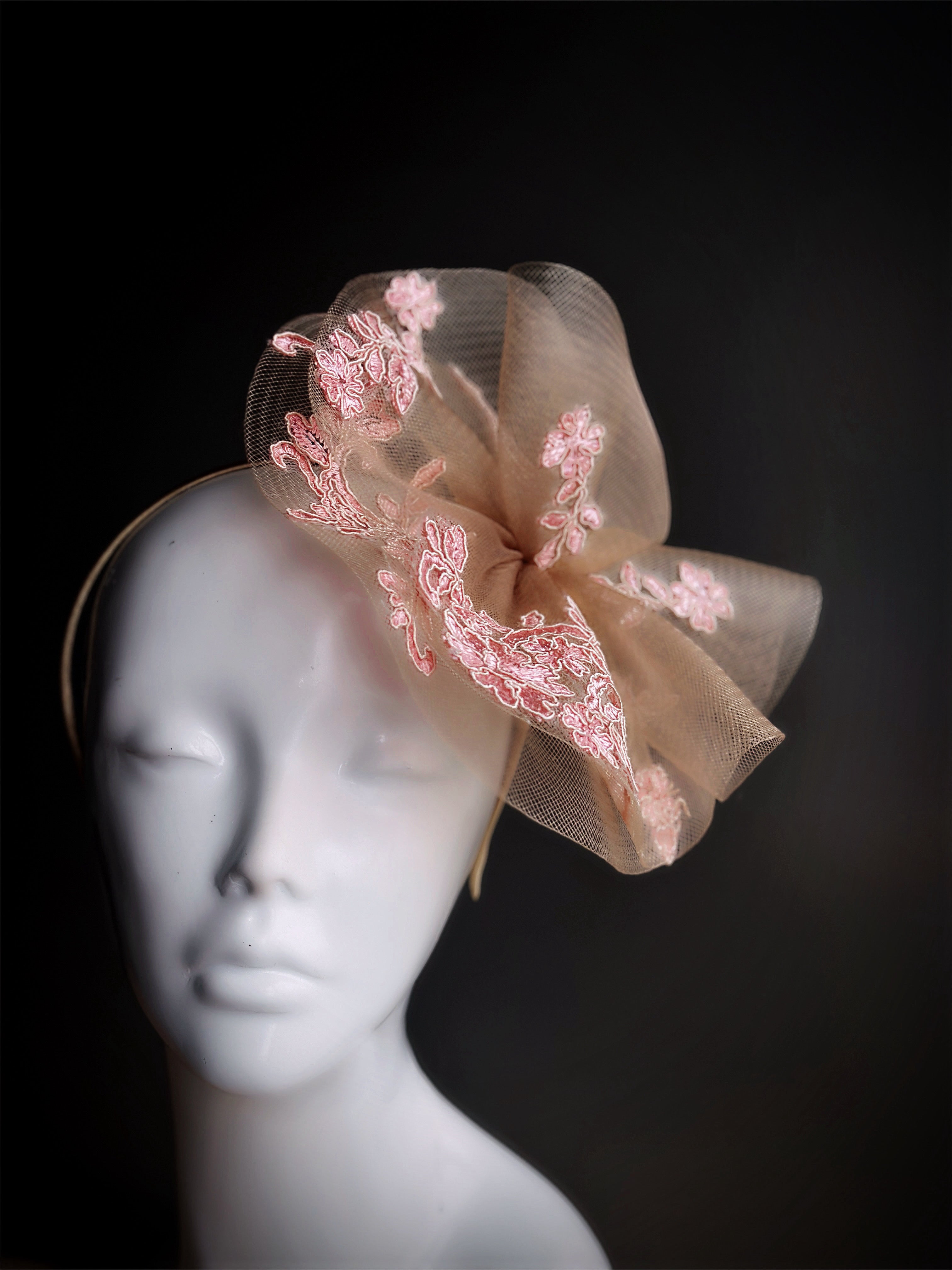 Pink Blossom Fascinator
