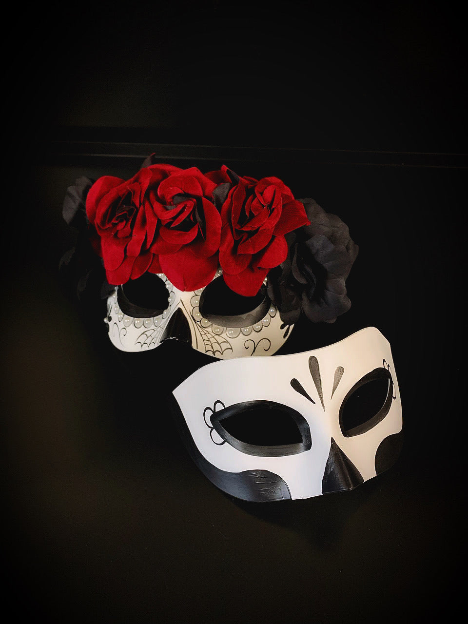 Day of the Dead - Couples Red Rose
