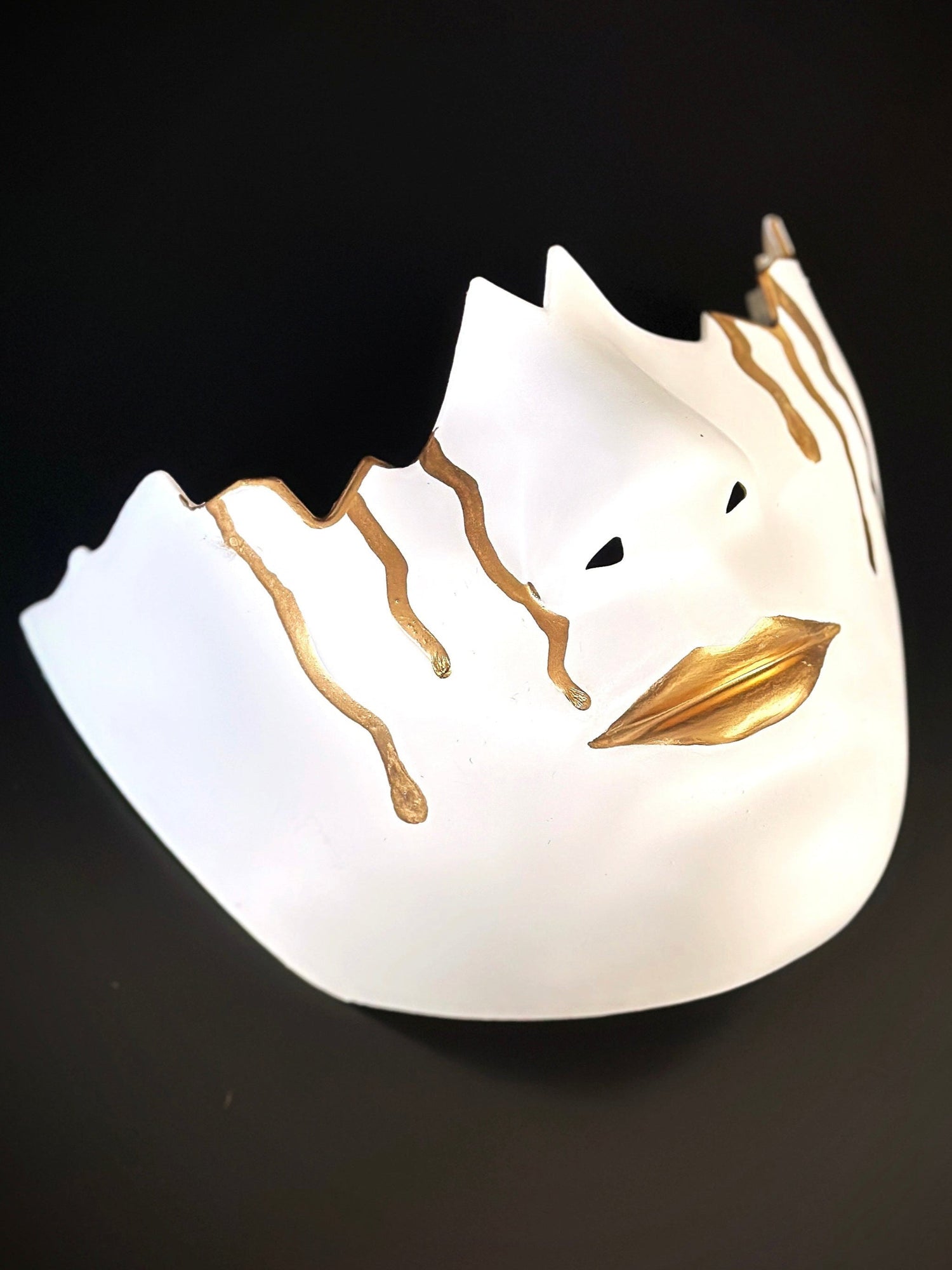 Mouthguard Mask - White Gold