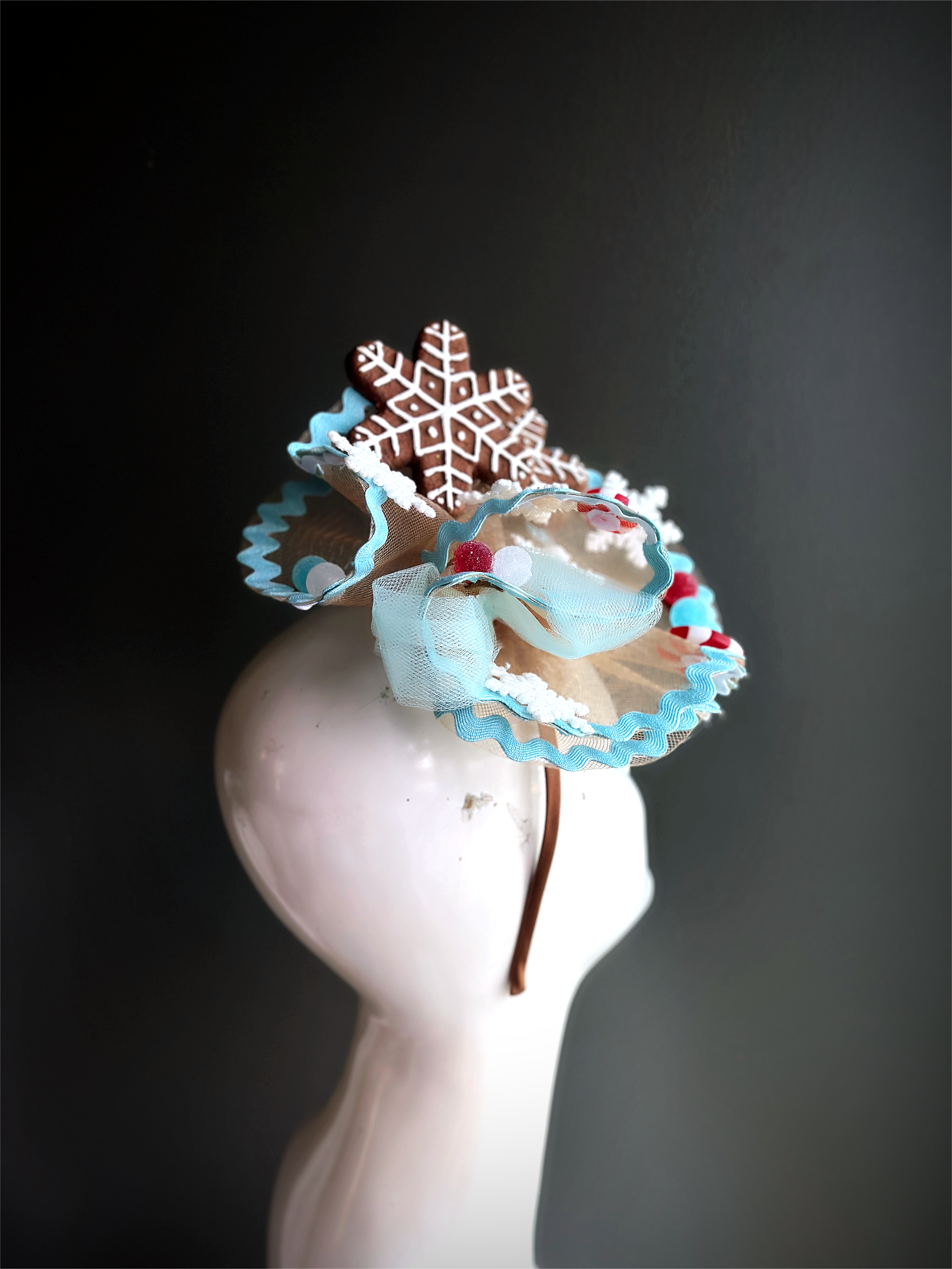 Snowflake Magic Christmas Fascinator