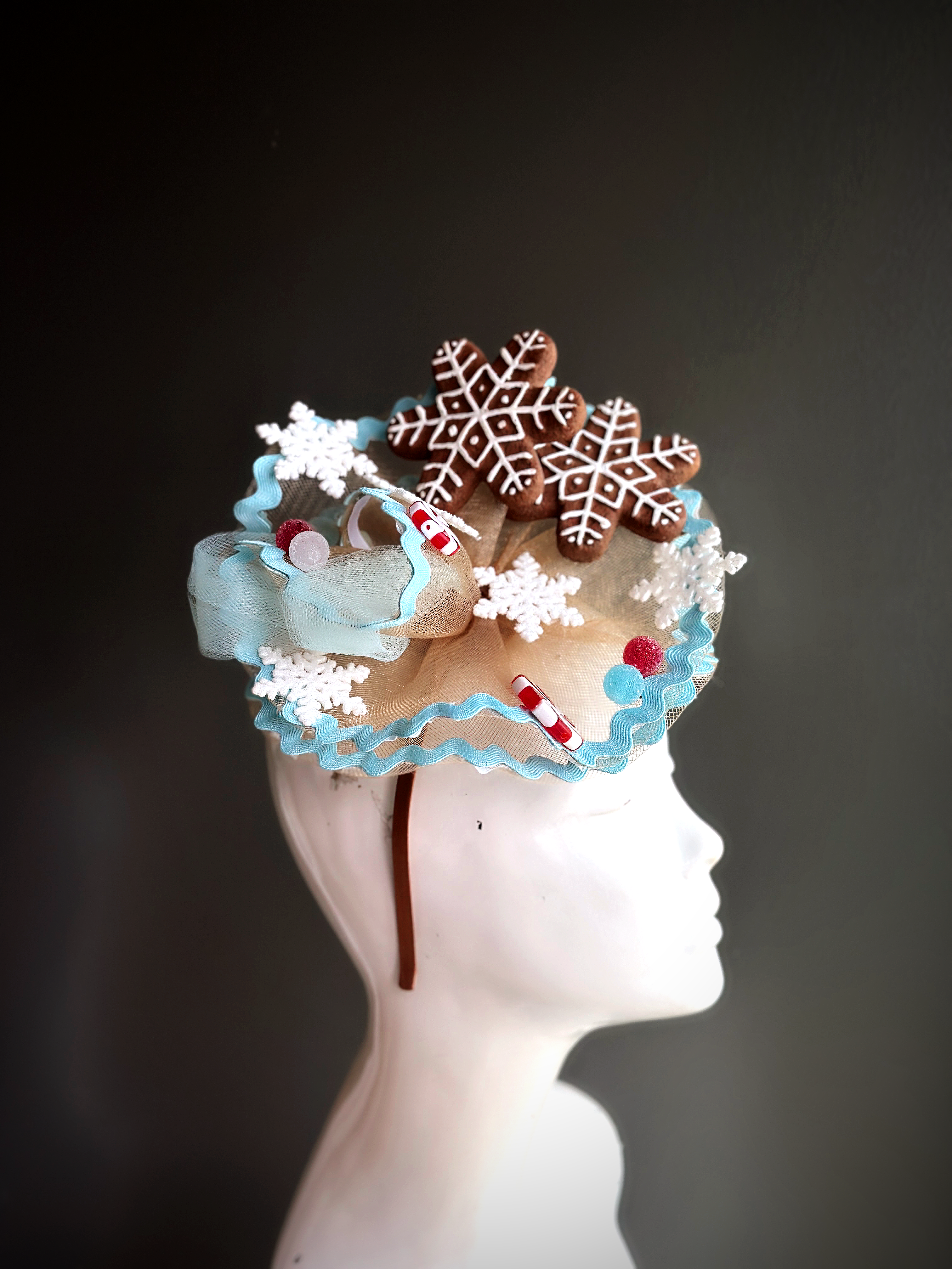 Snowflake Magic Christmas Fascinator