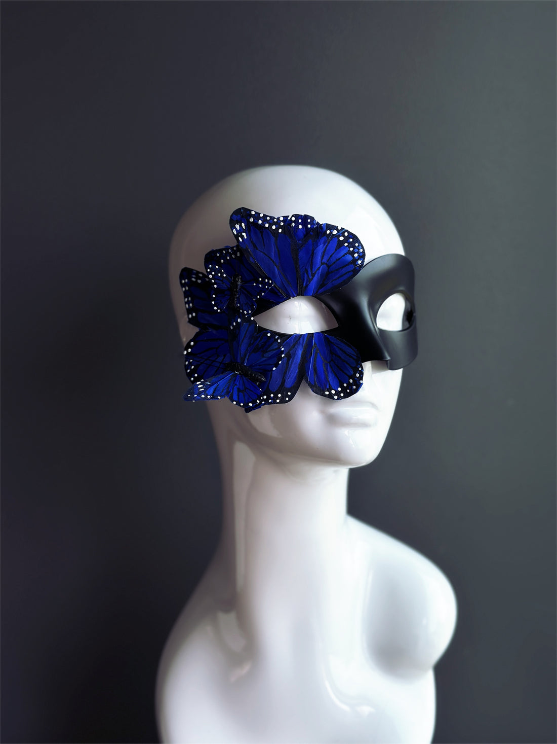 Butterfly Mask - Black and Blue