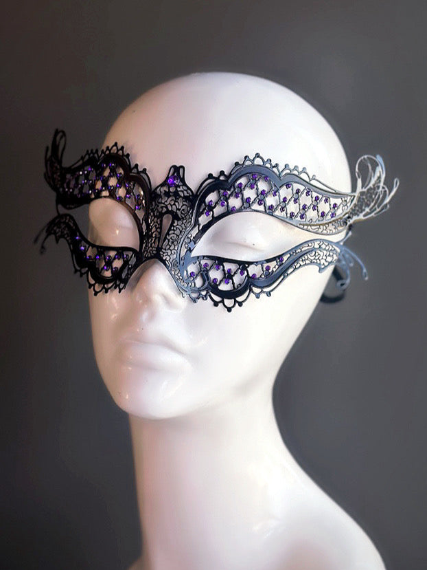 Katherine Mask - Black/Purple