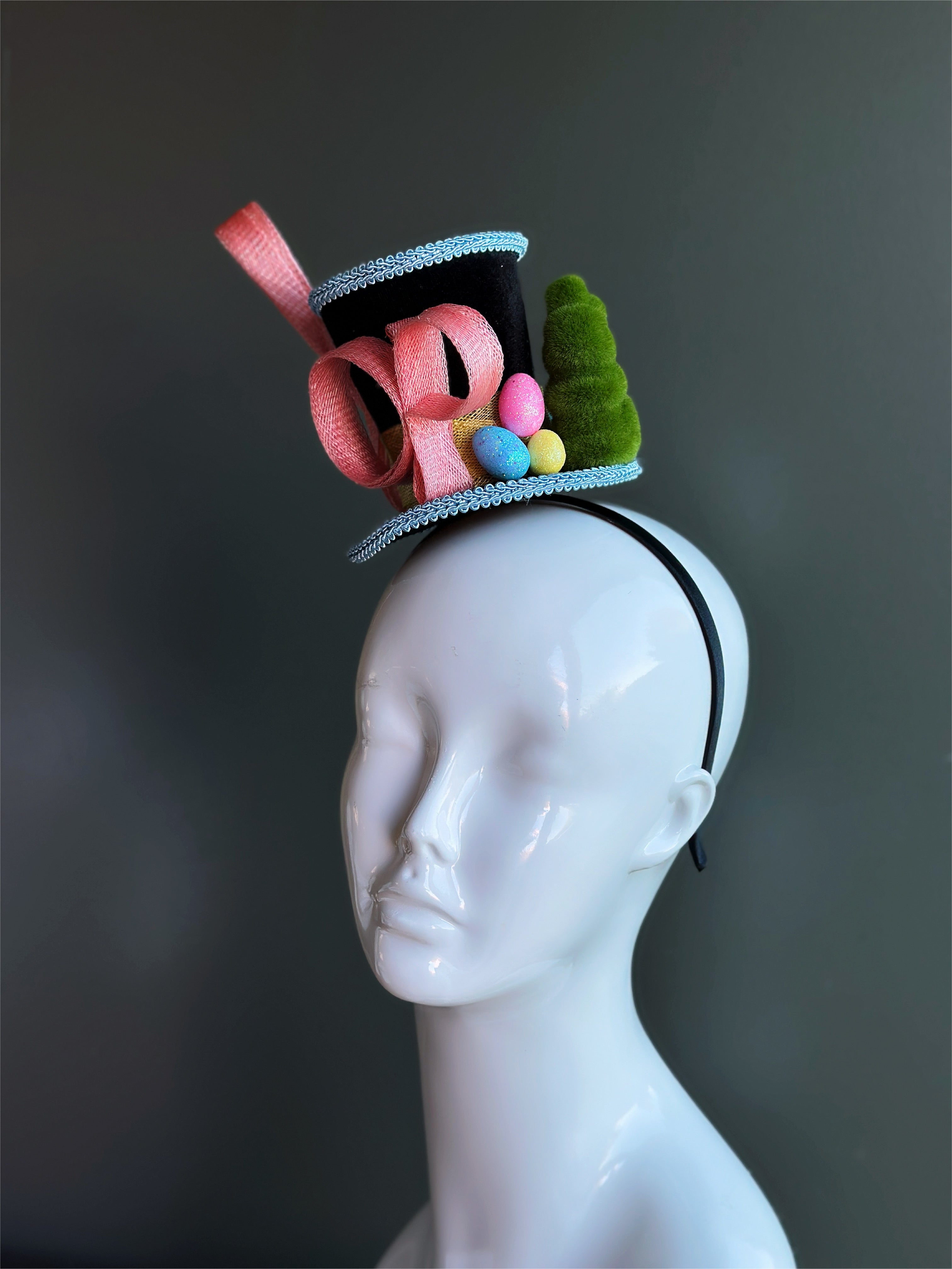 Whimsical Storybook Inspired Mini Top Hat for Women