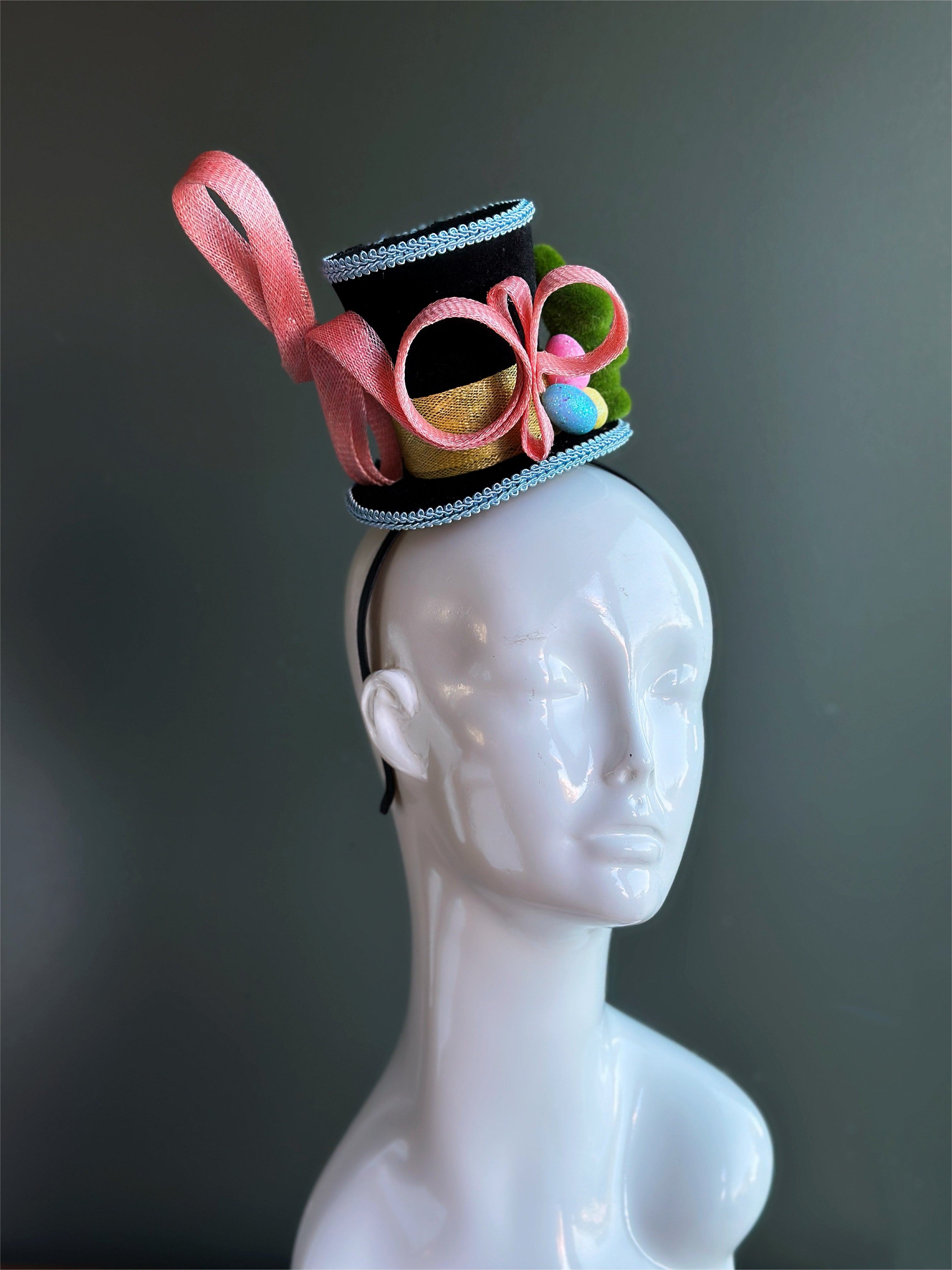 Whimsical Storybook Inspired Mini Top Hat for Women