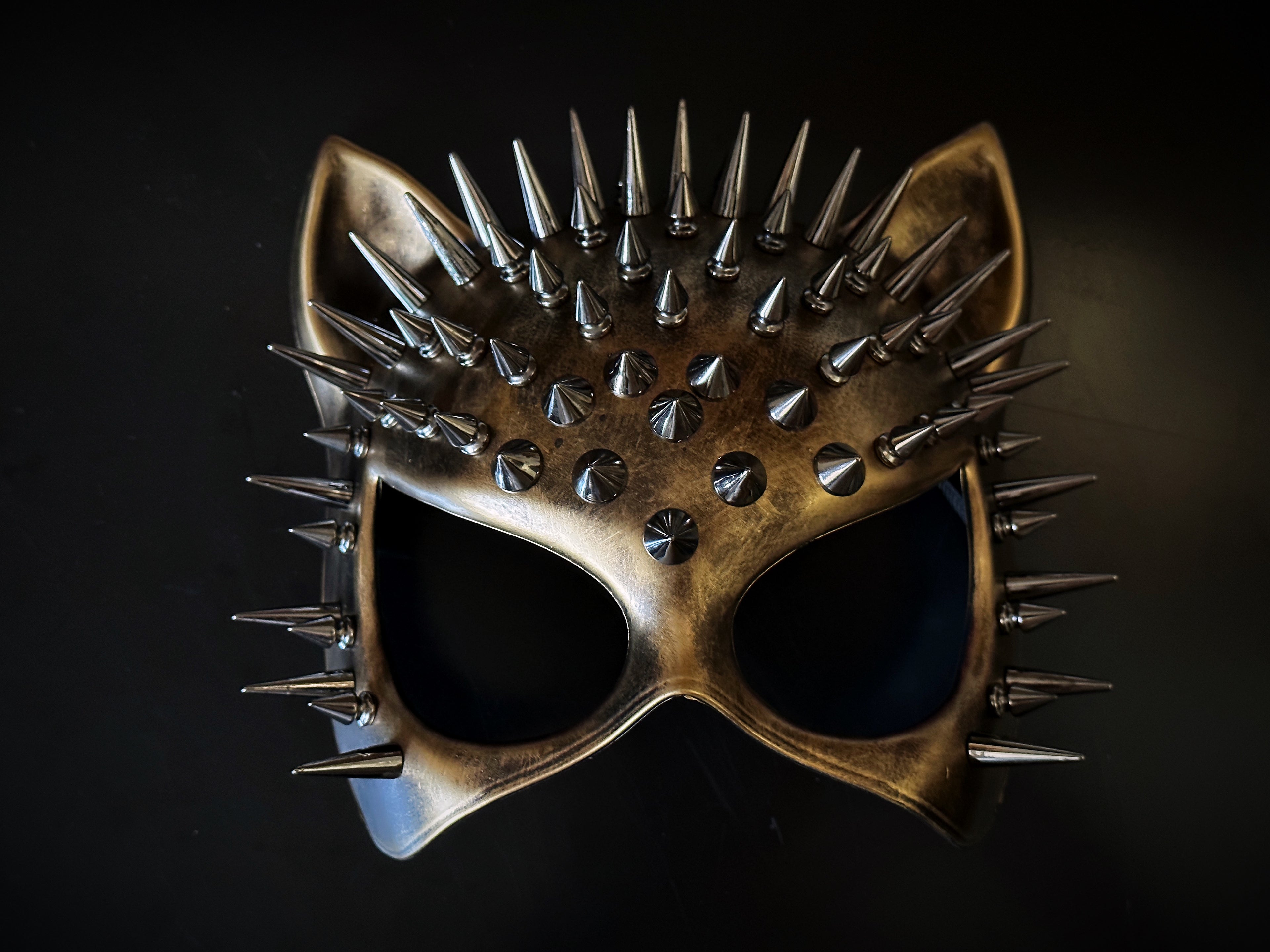 Cat Spike Mask- Copper