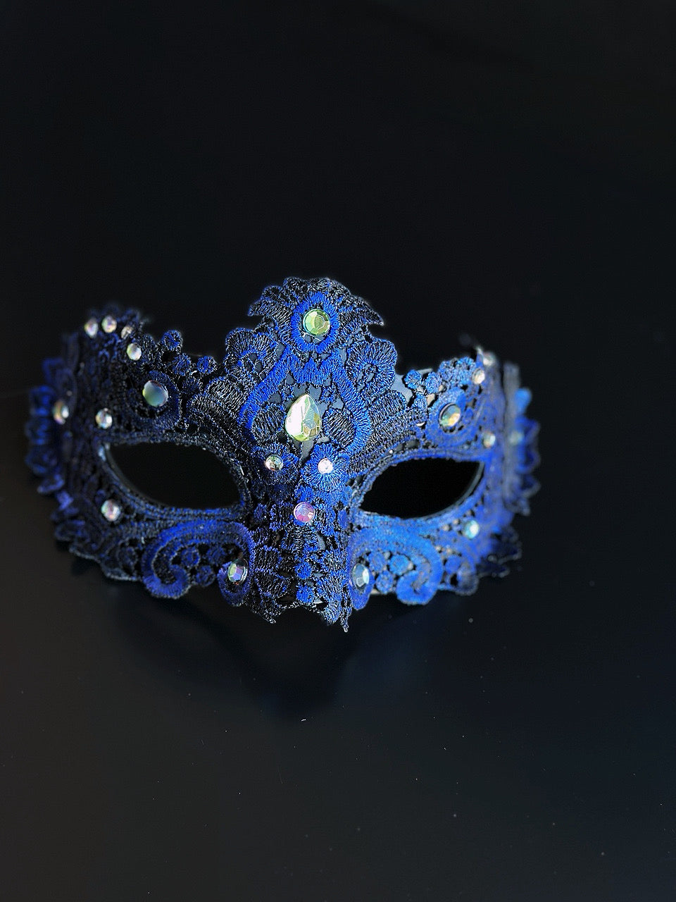 Brocade Sapphire Nocturne - Royal Blue