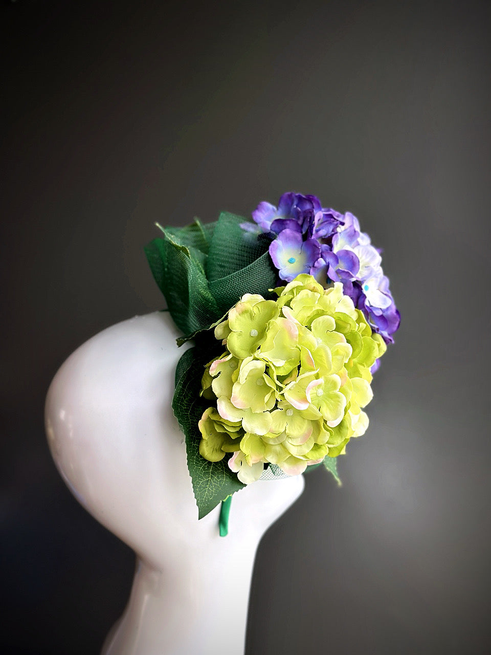 Violet Wink Fascinator - Purple