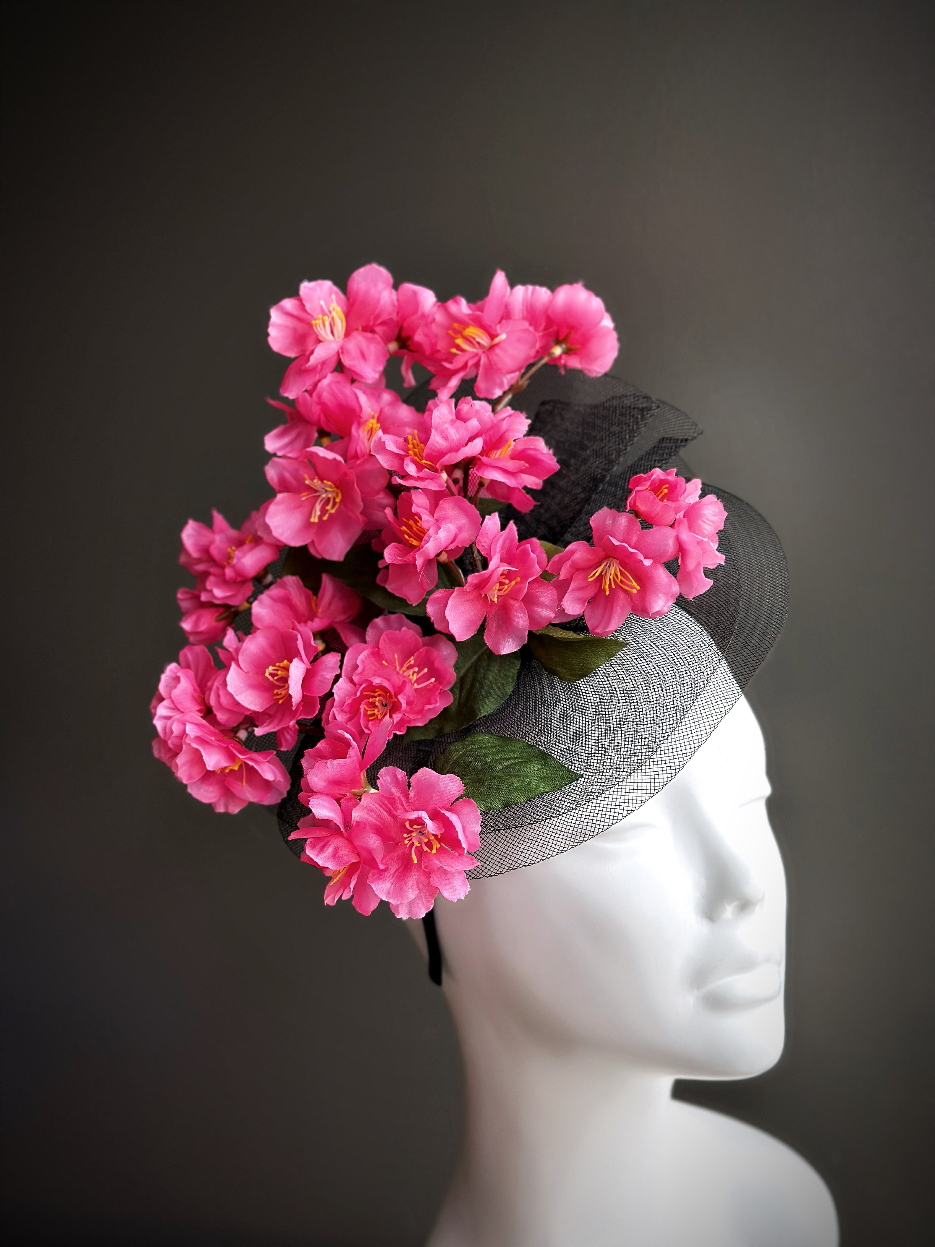 Cherry Blossom Fascinator - Pink