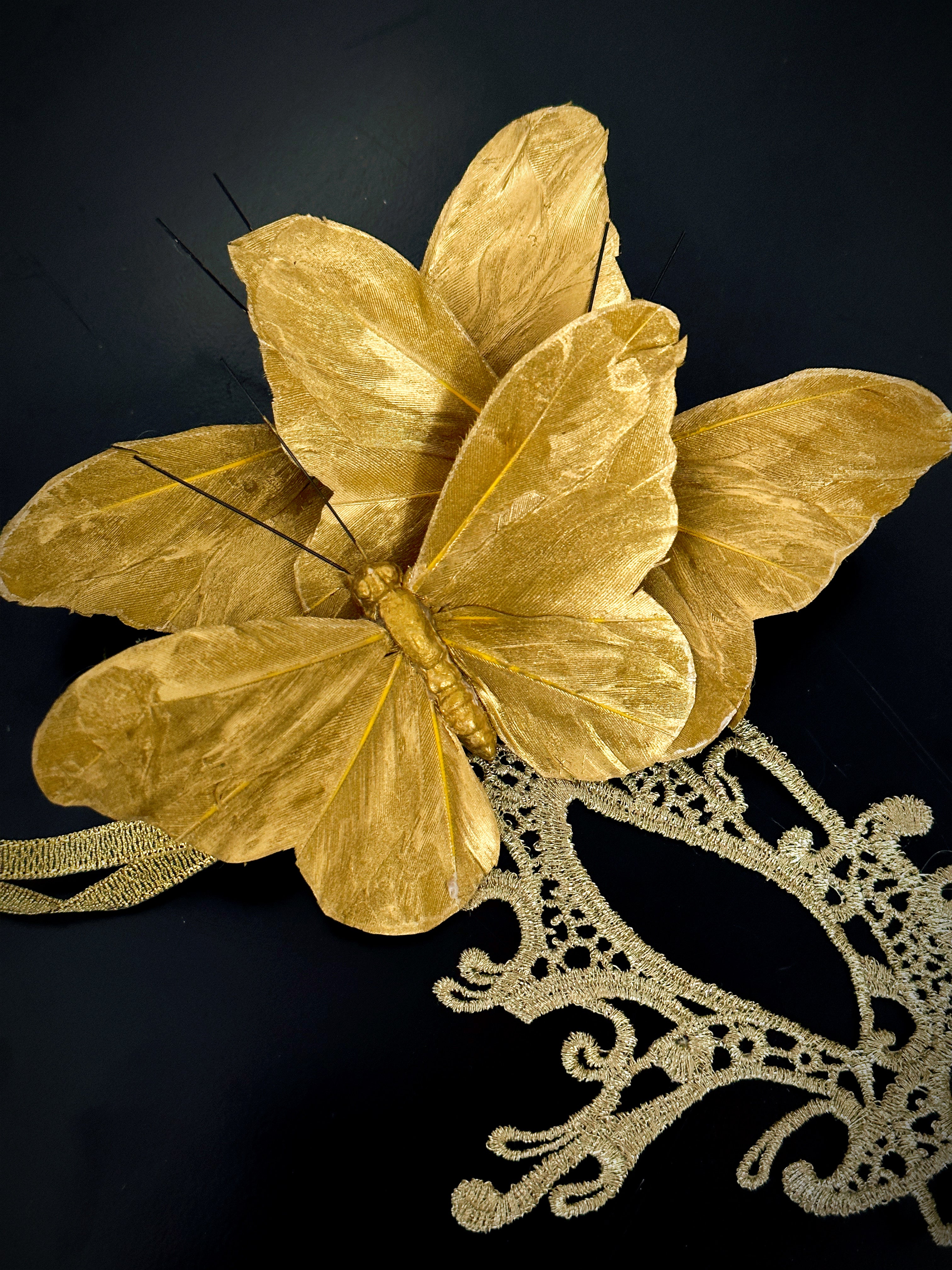 Valentina Lace Mask - Butterflies