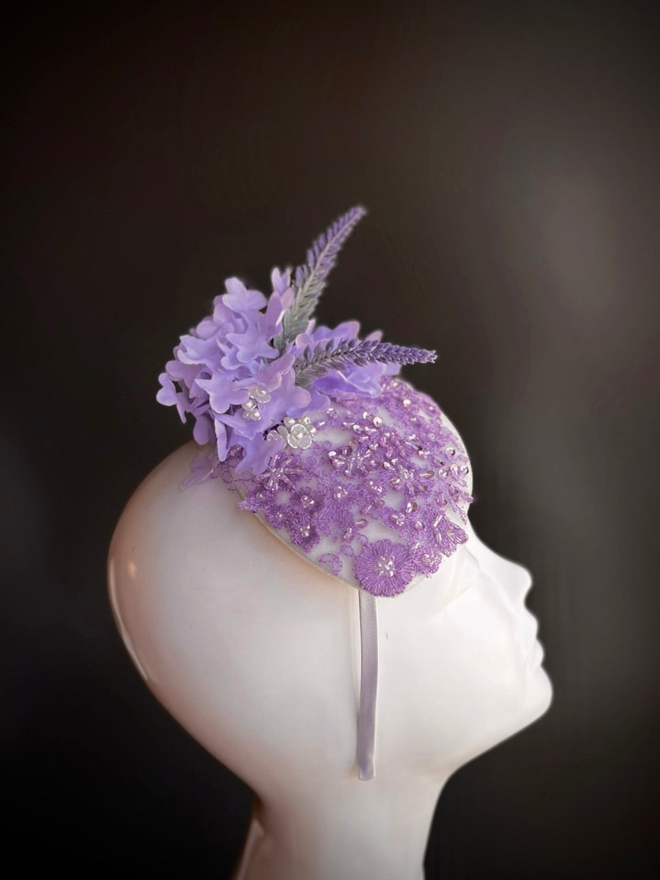 Lavender Whisper - Fascinator Hat