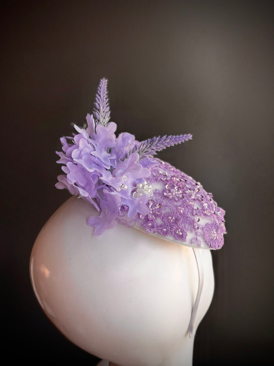 Lavender Whisper - Fascinator Hat