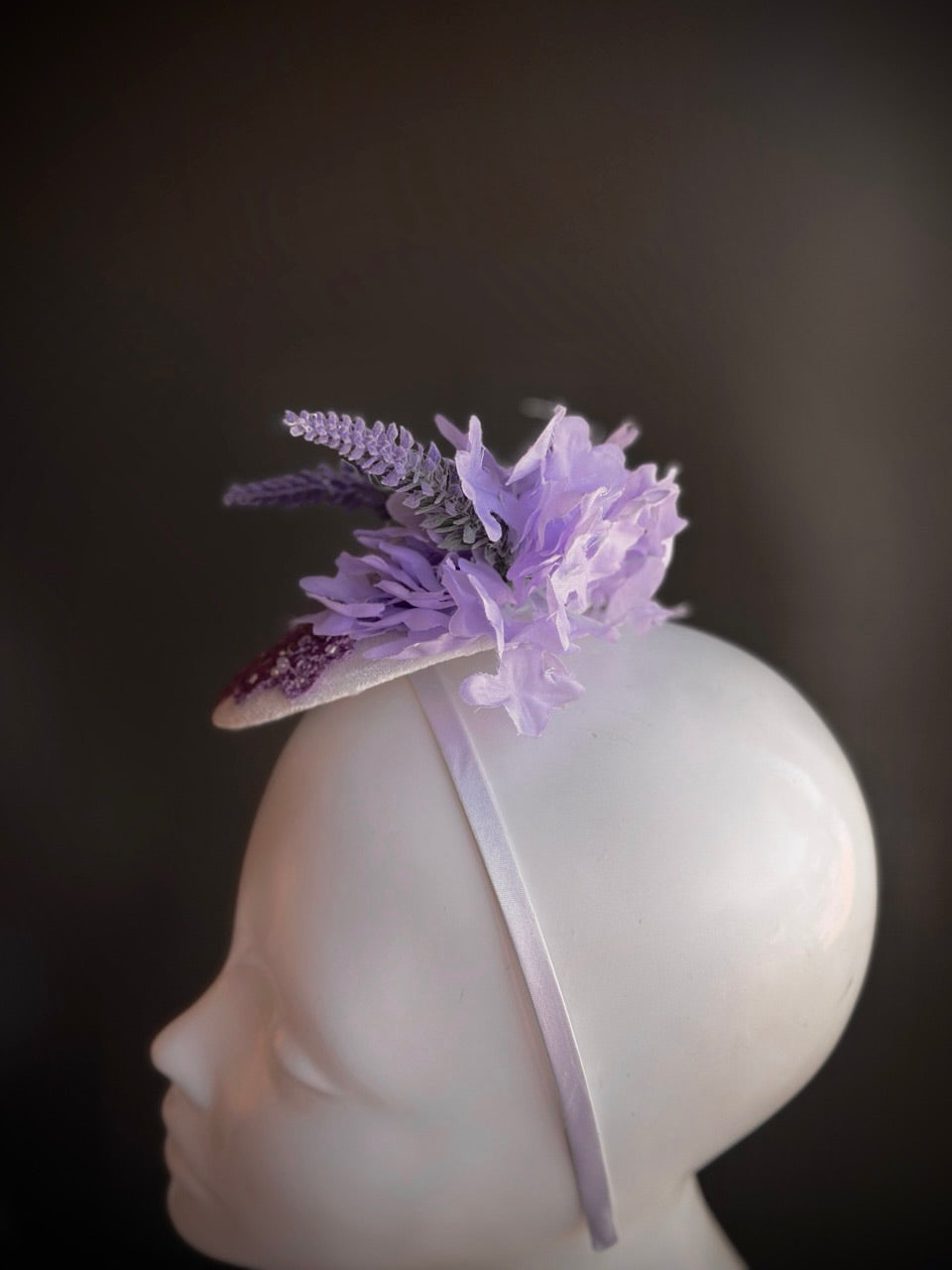 Lavender Whisper - Fascinator Hat
