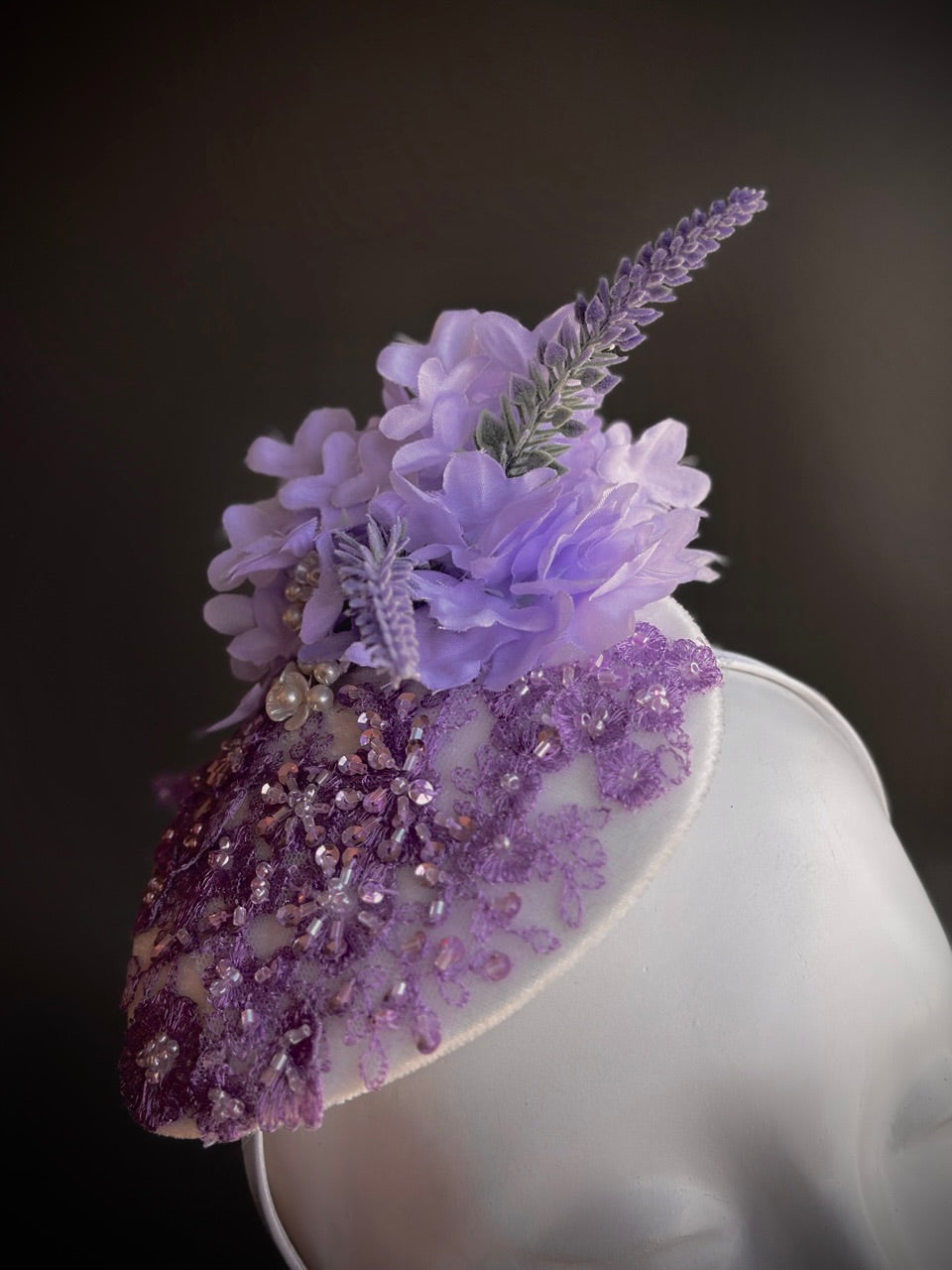 Lavender Whisper - Fascinator Hat