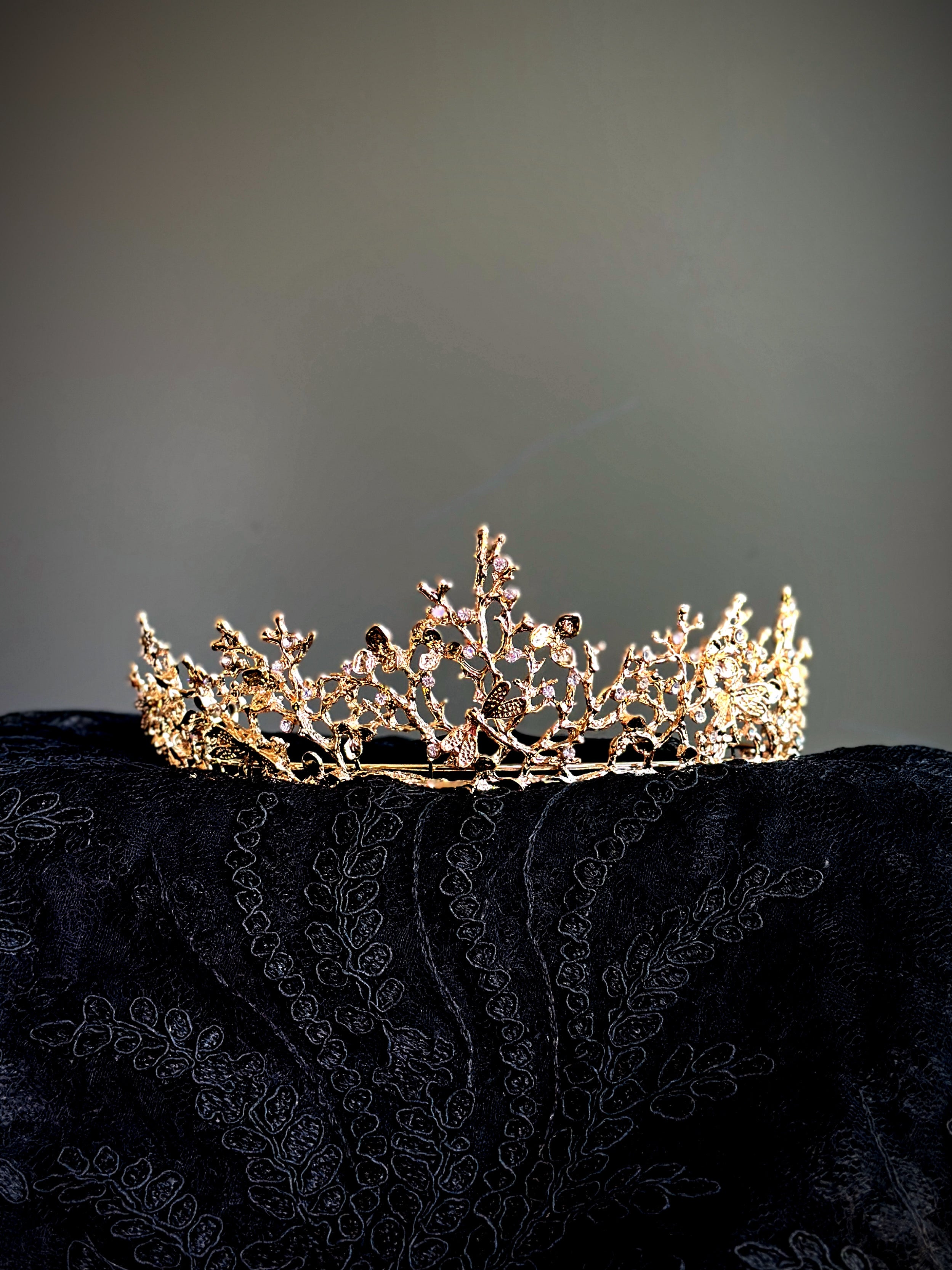 Dragonfly Princess Tiara - Gold