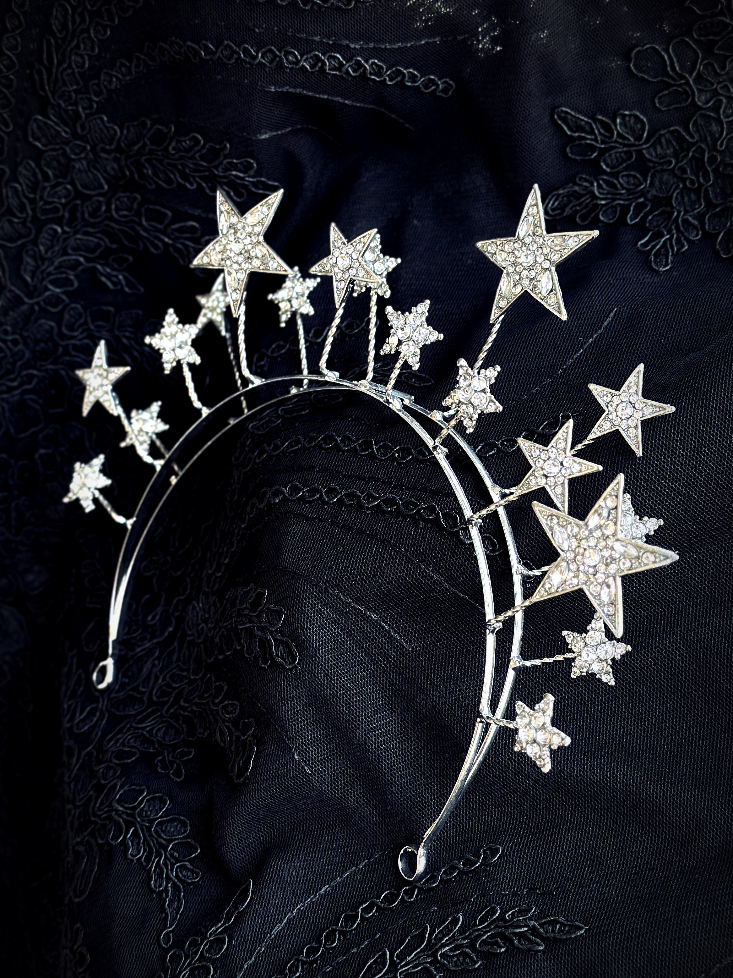 Starburst Silver Headband