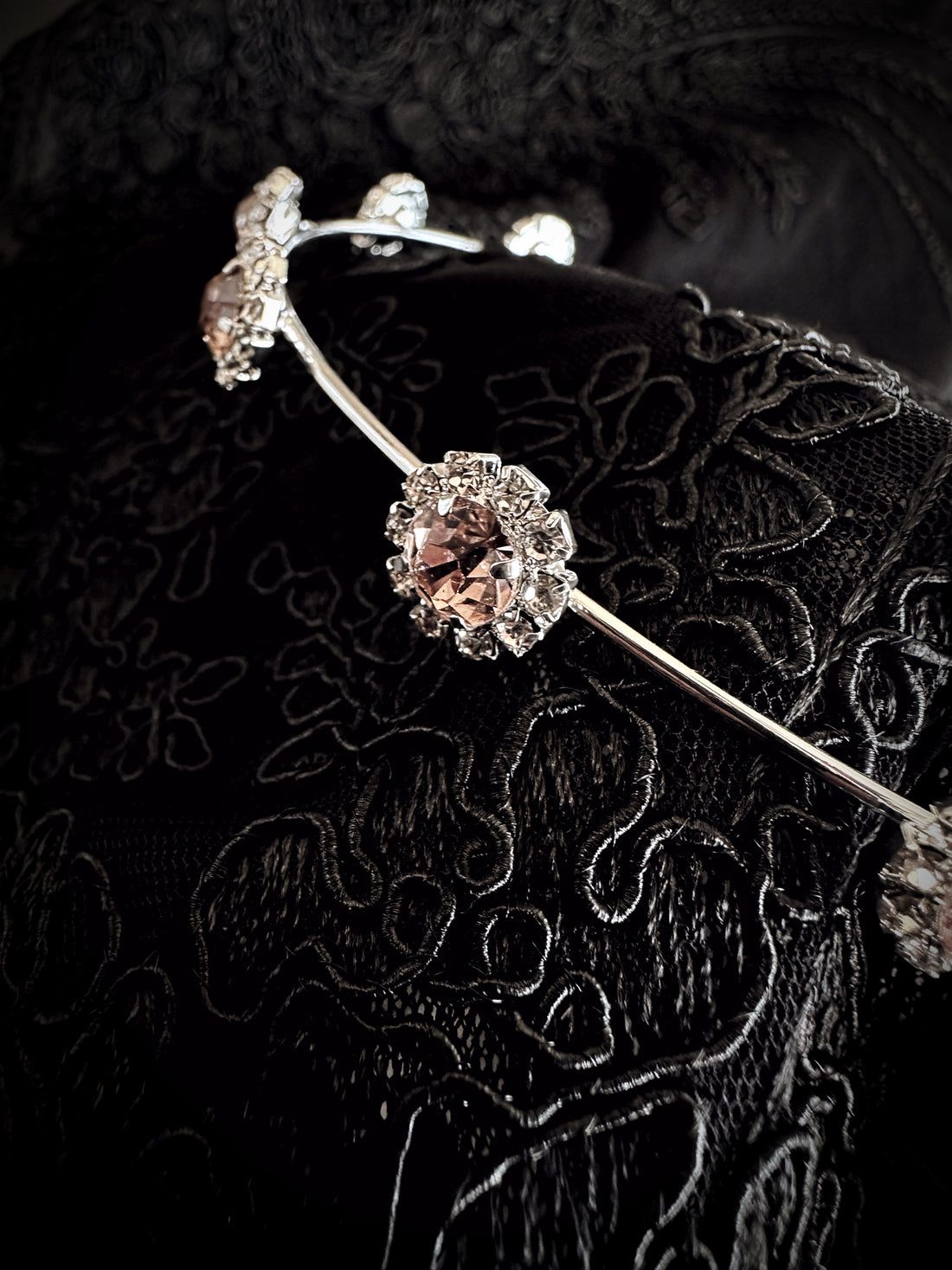 Dreamy Flower Headband - Silver/Rose Gold