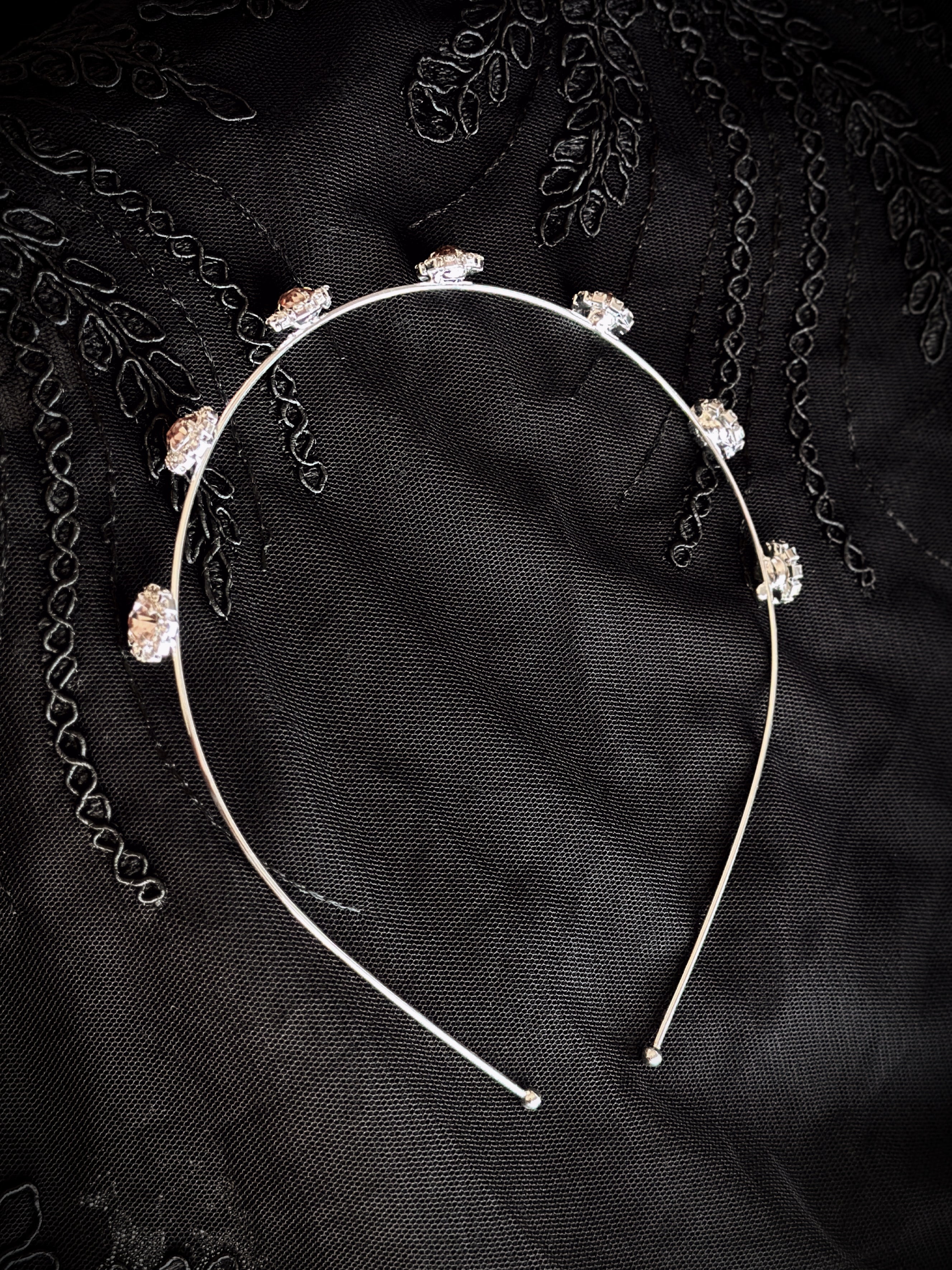 Dreamy Flower Headband - Silver/Rose Gold