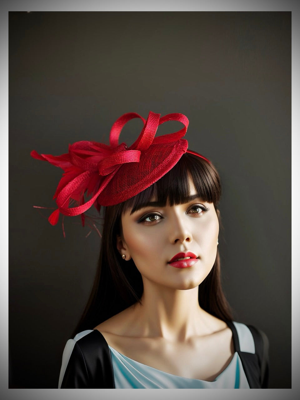Tea Party Fascinator - Red