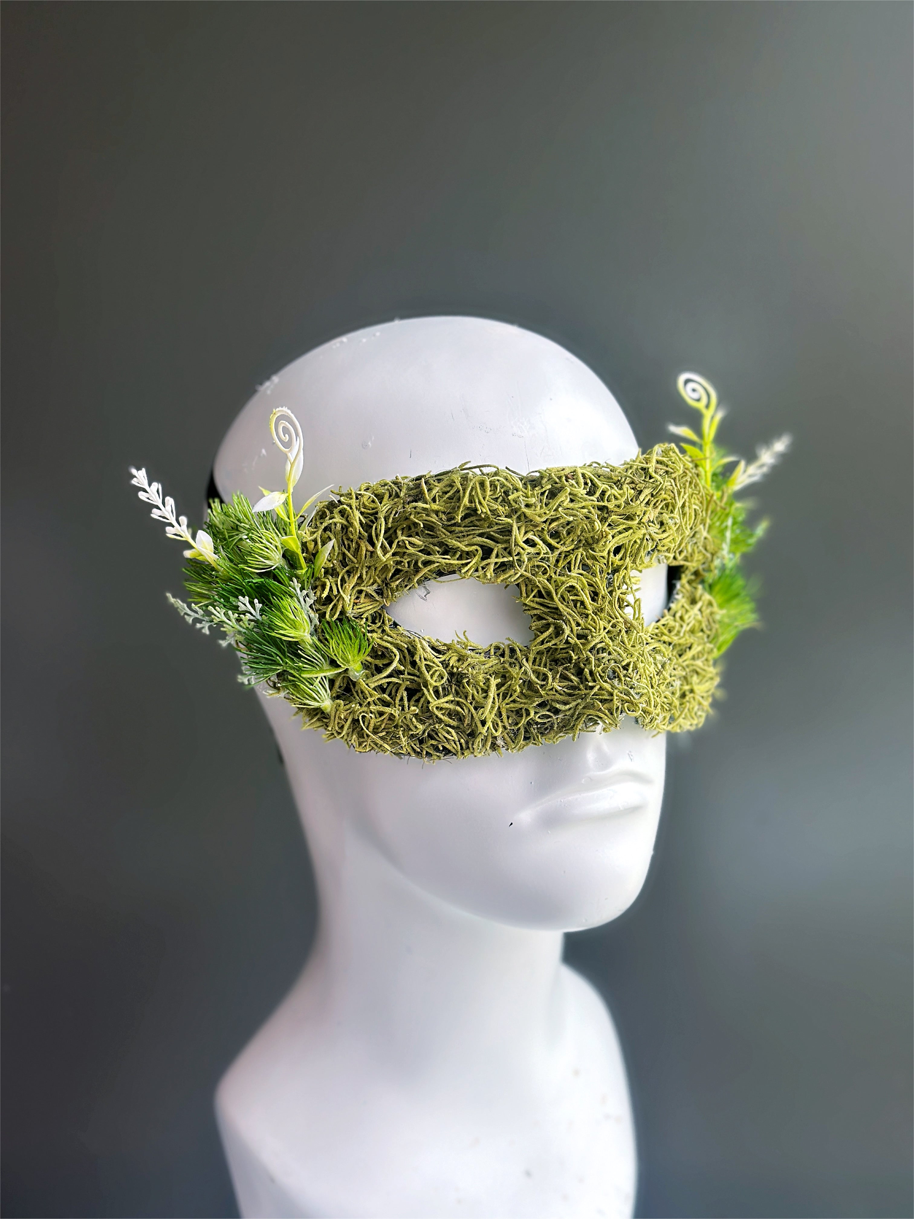 Forest Elf Mask - Green