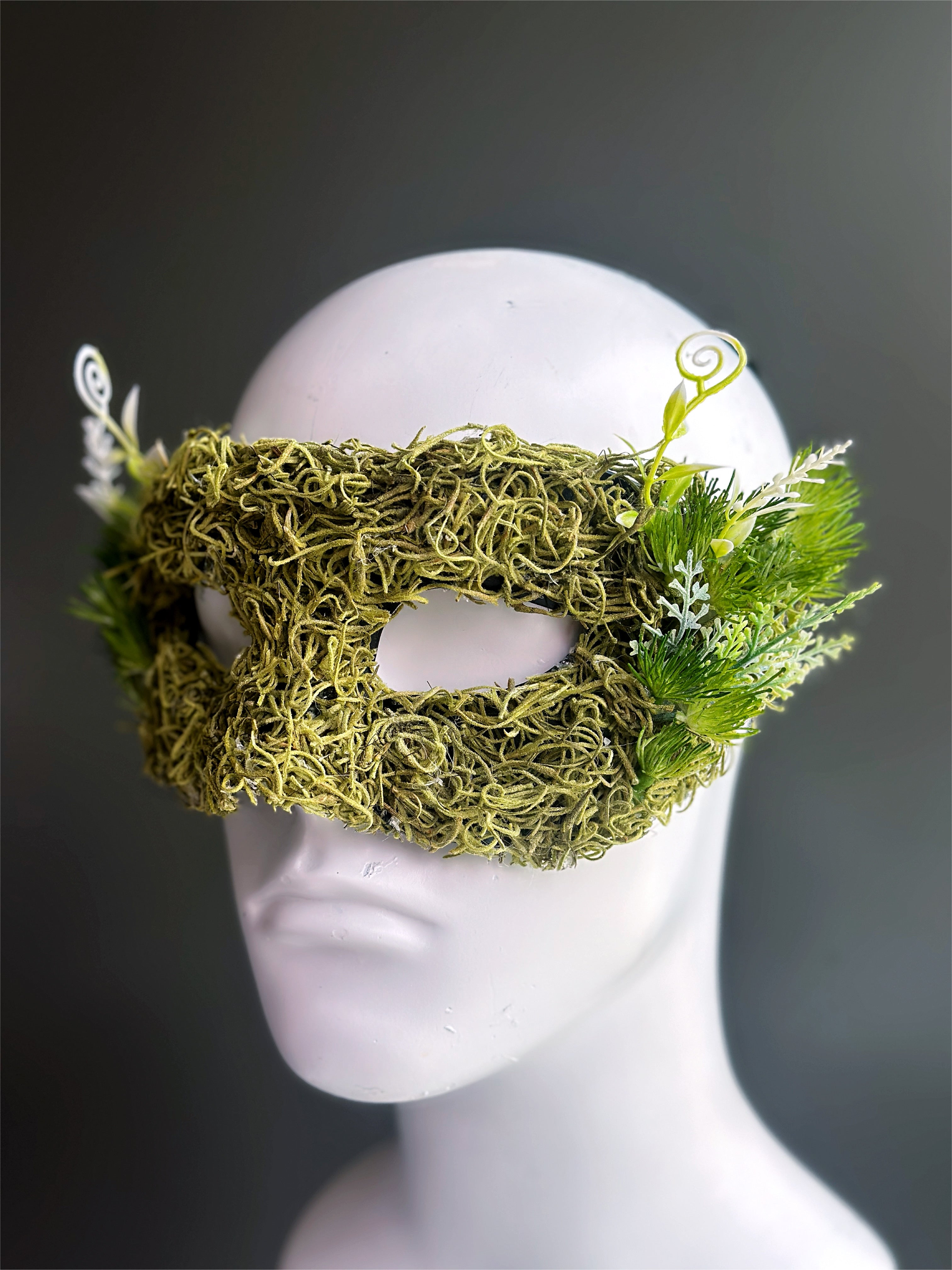 Forest Elf Mask - Green