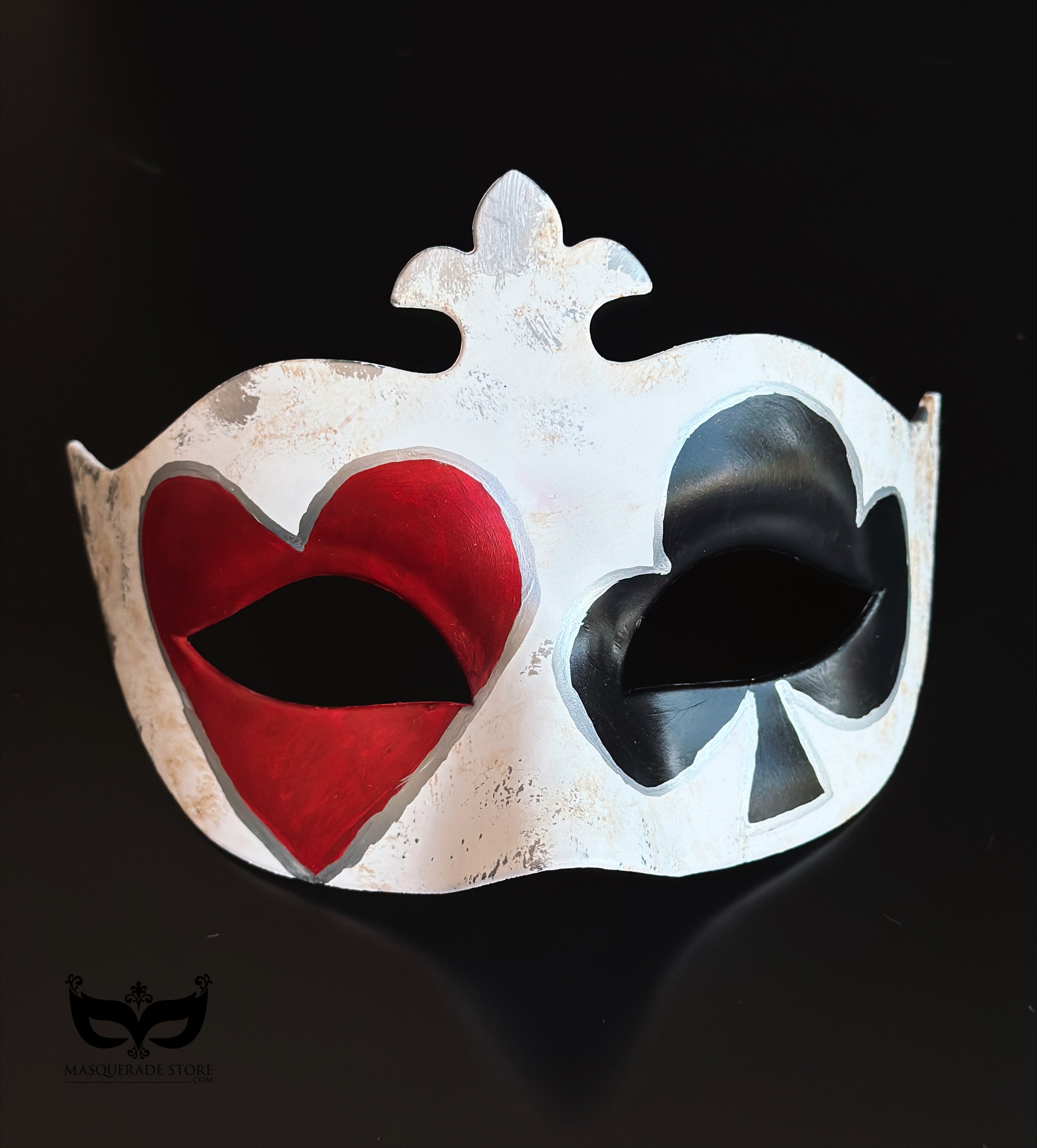 Harlequin Royale – Heart & Club Women’s Mask