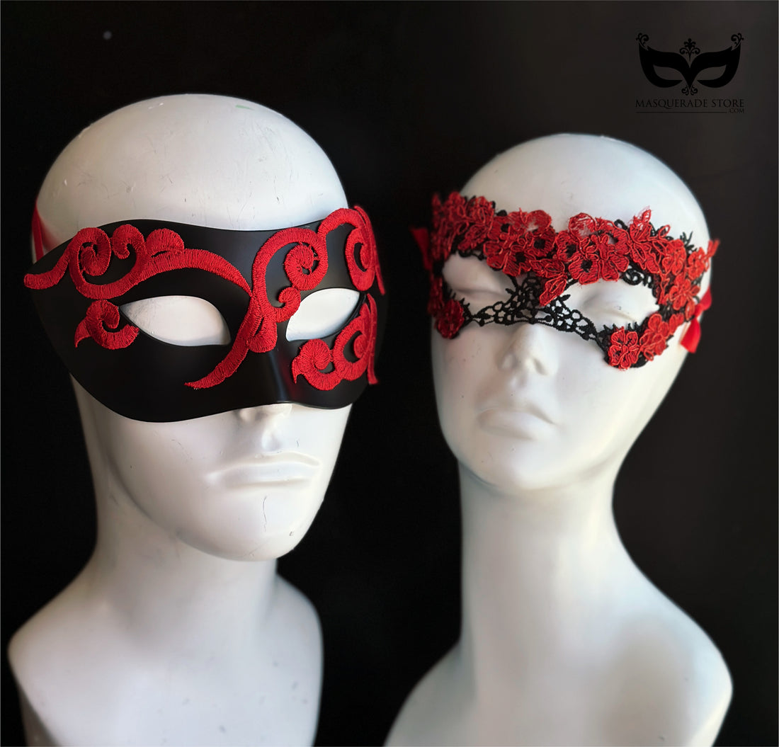 Midnight Rose – Red & Black Set
