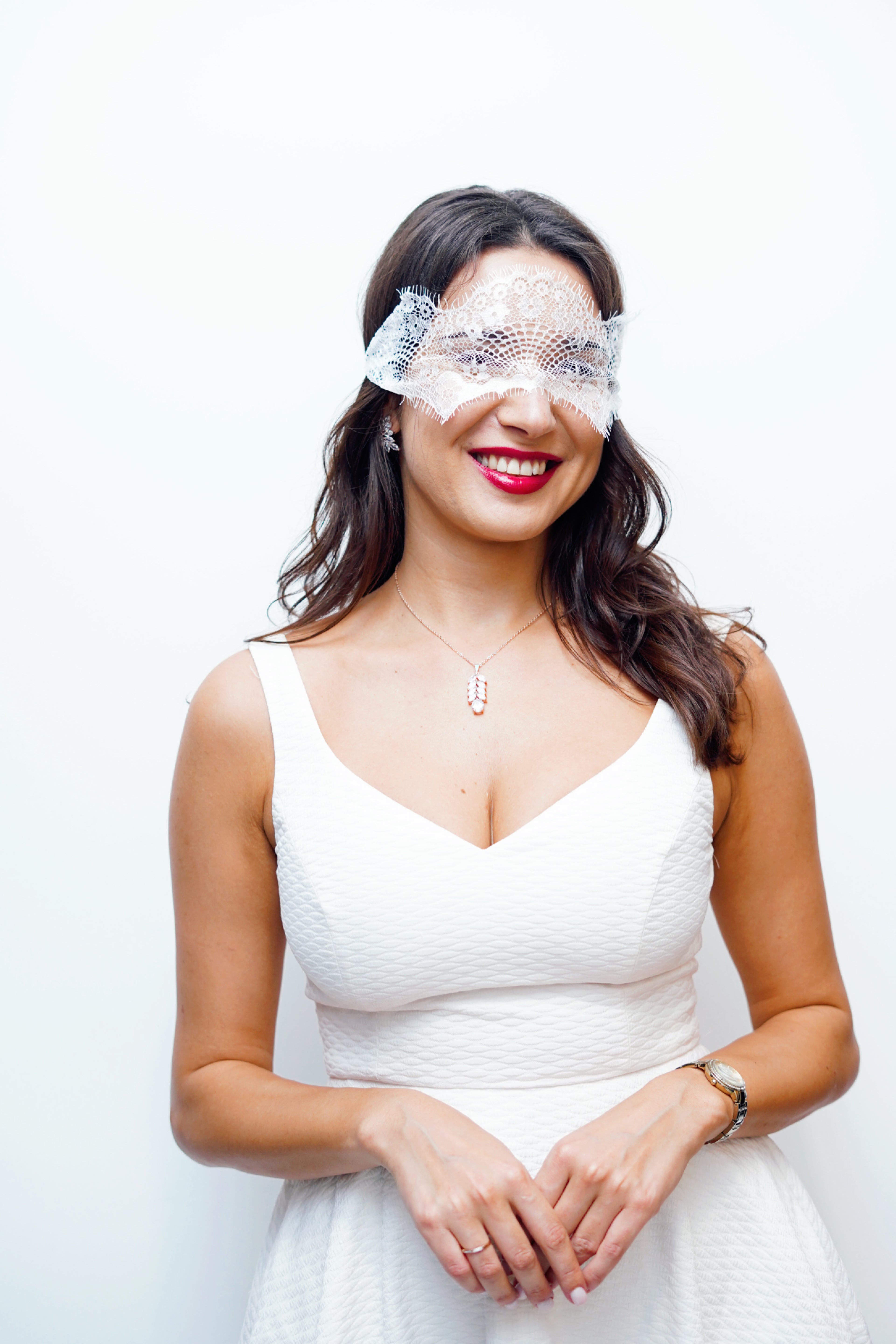 Phantom White Blindfold