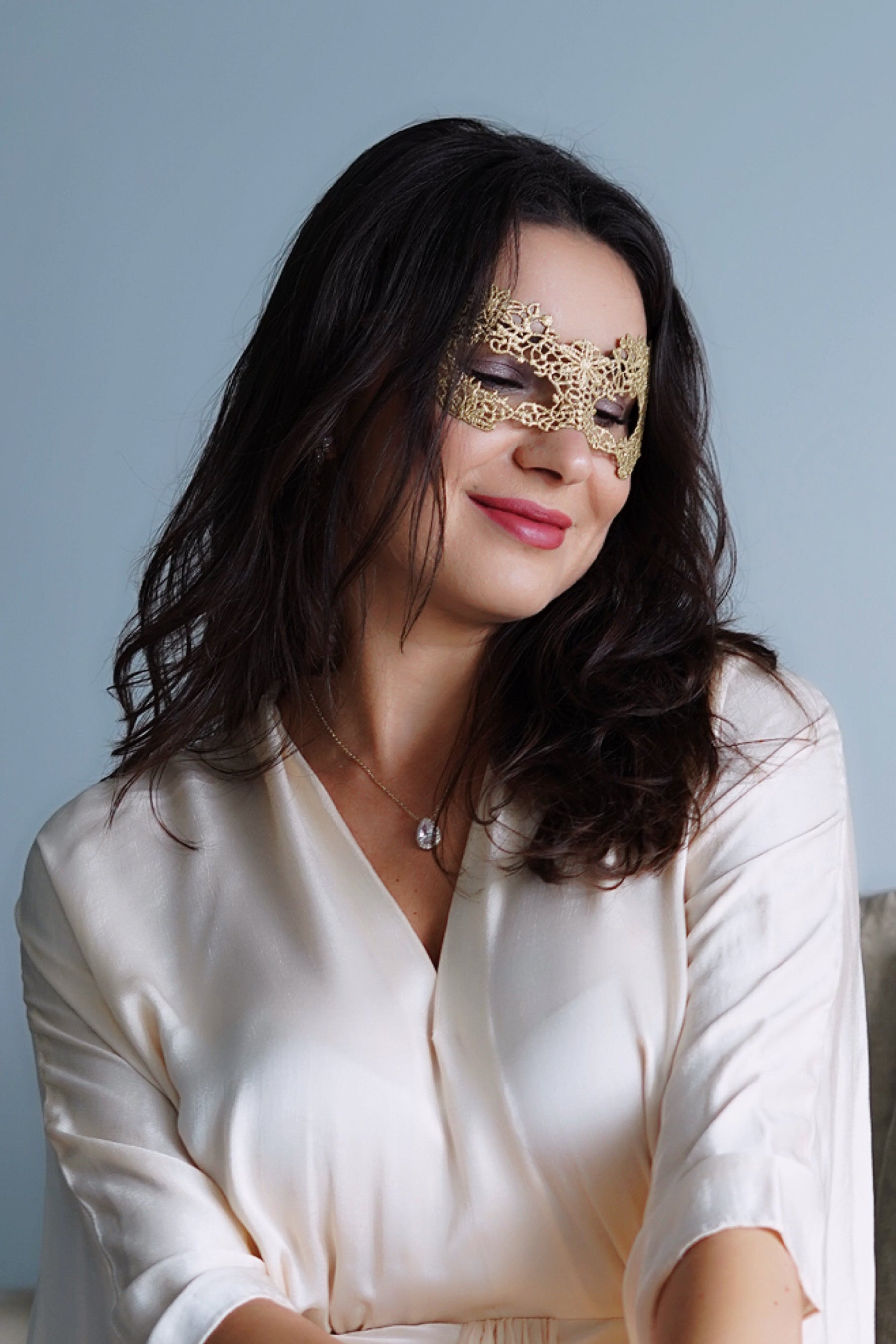 Princess Lace Mask - Gold
