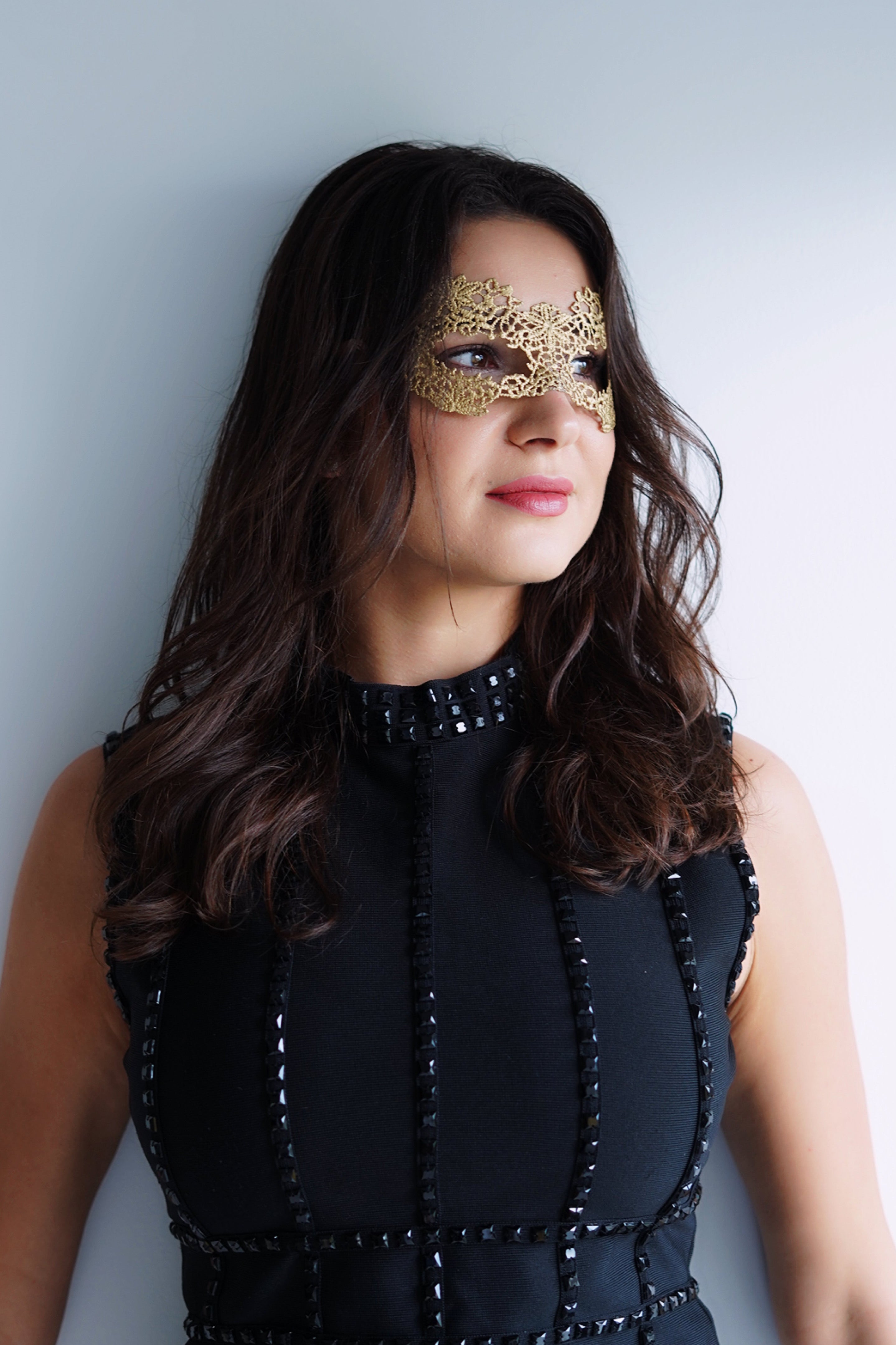 Princess Lace Mask - Gold