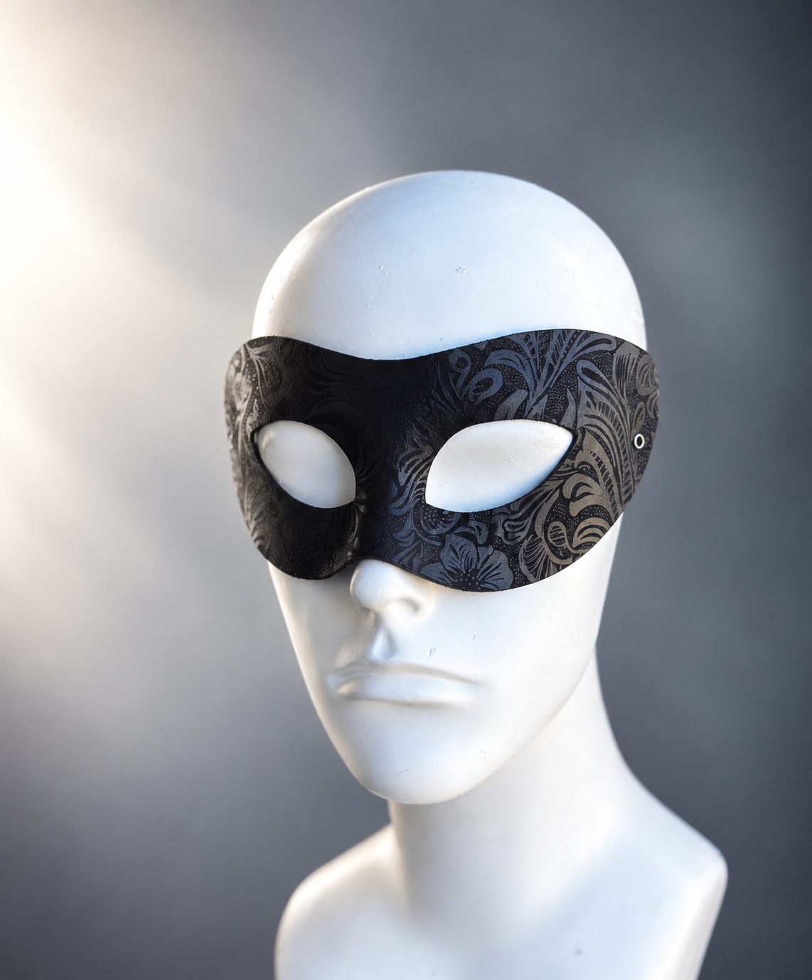 Midnight Damask Masquerade Mask