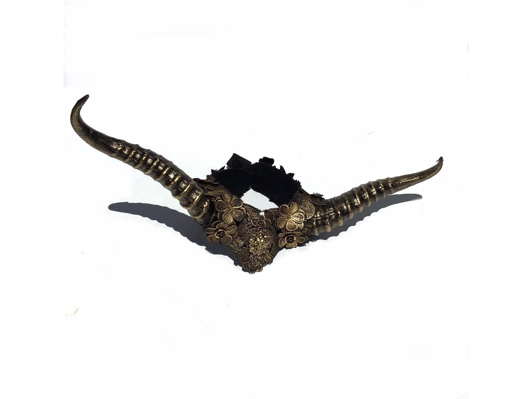 Long Horn Headdress - All Colors!