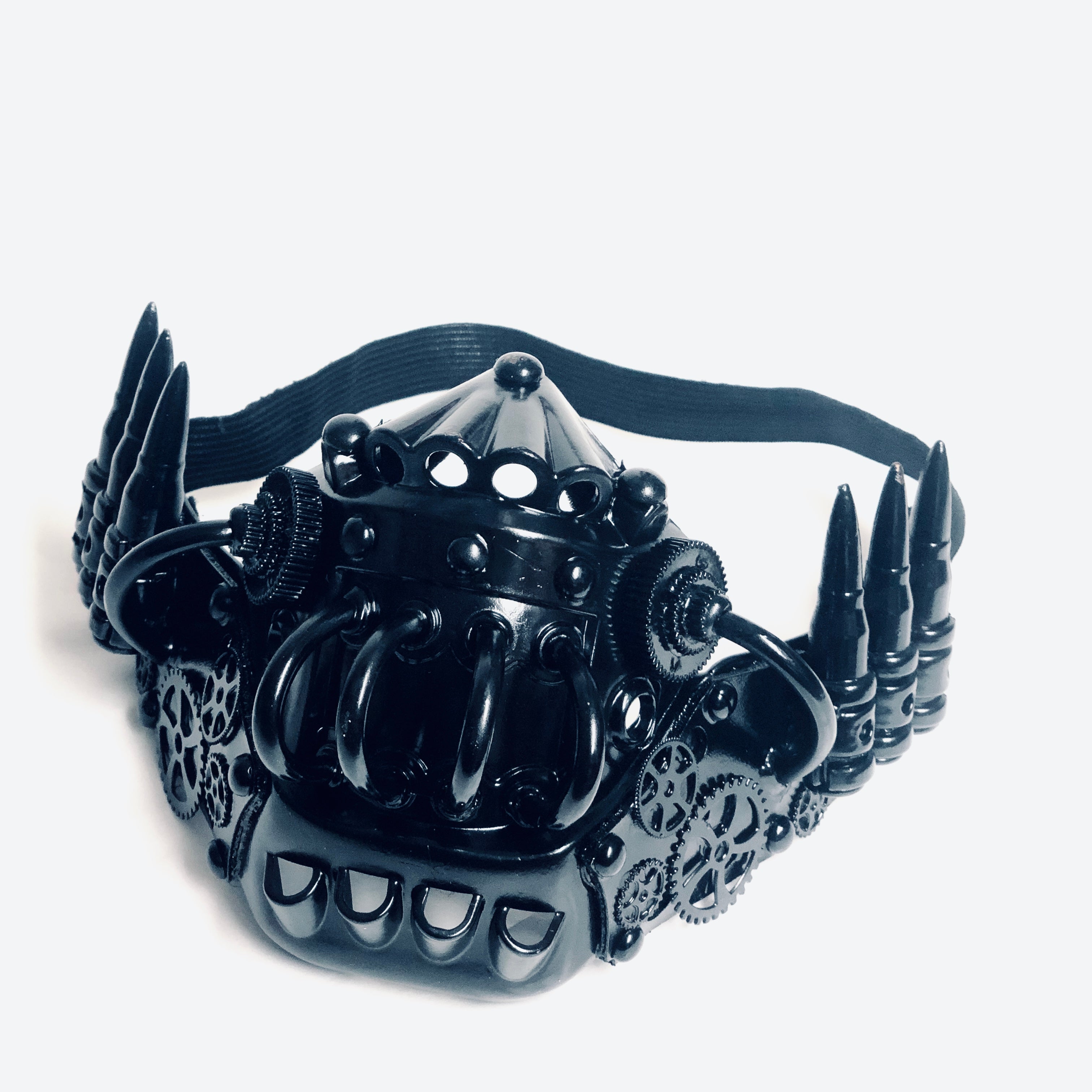 Mens Steampunk Respirator Cosplay Mouthguard Black – Masquerade Store