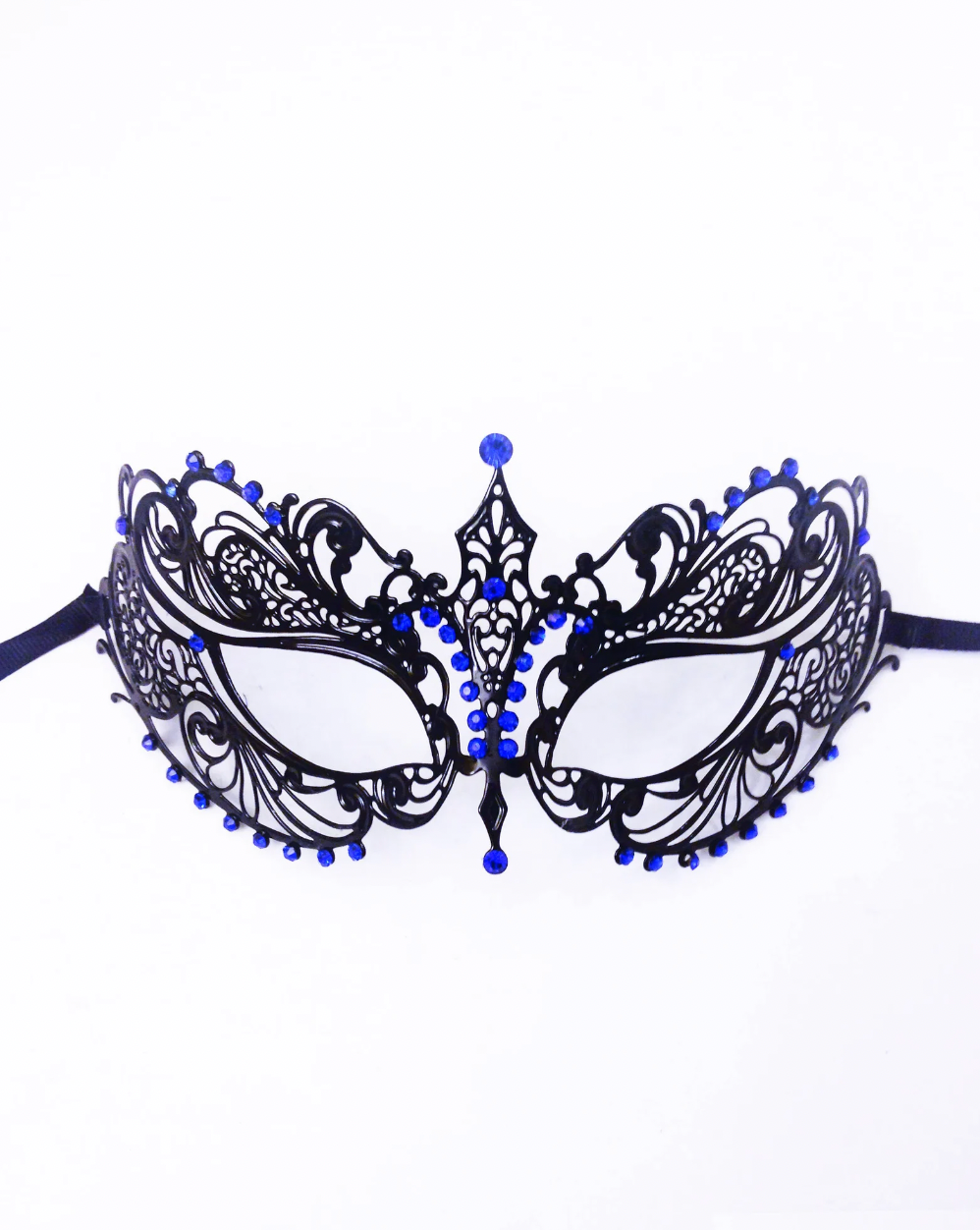 Ana Black Metal Mask - Customized