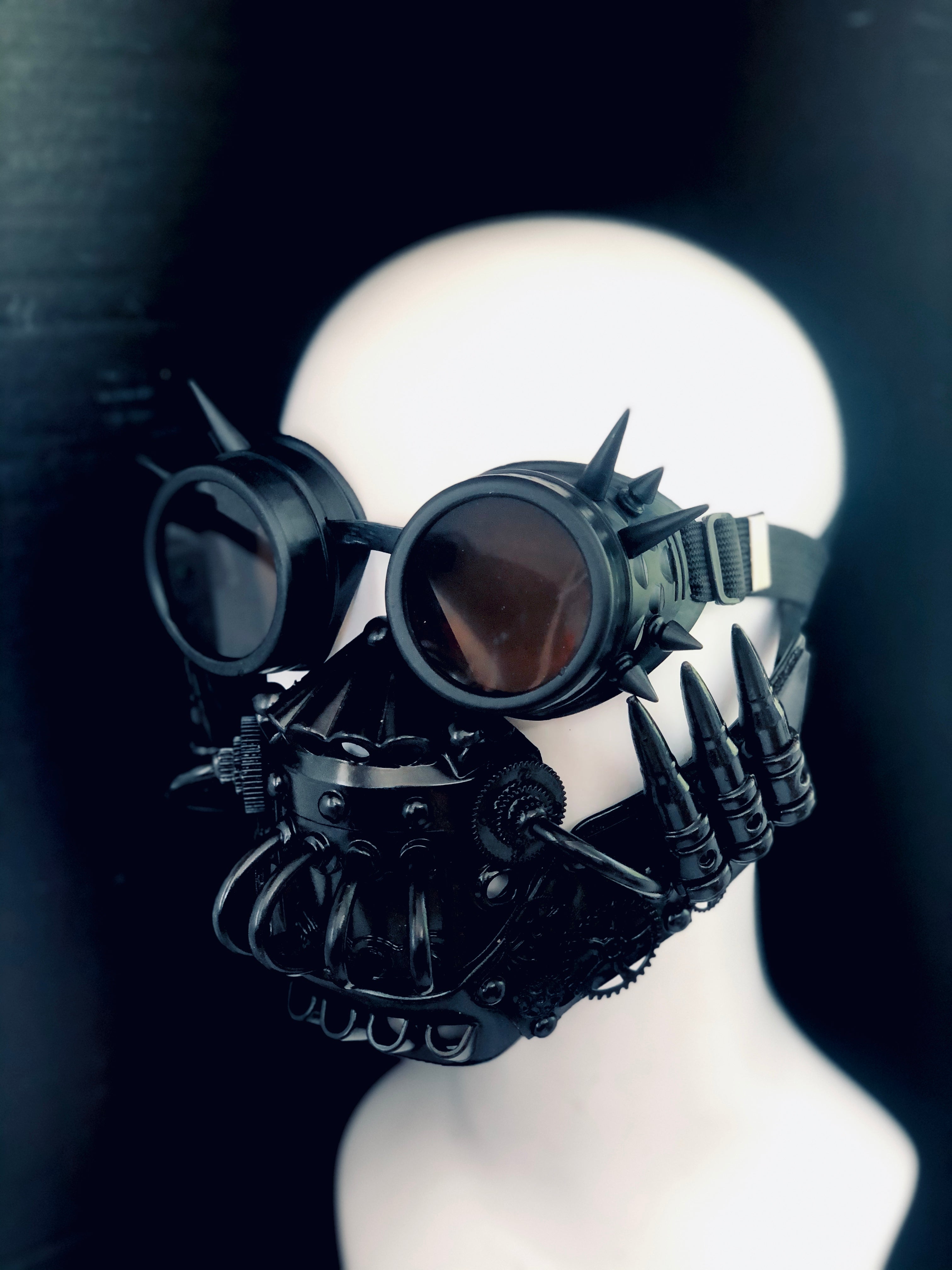 steampunk goggles for sale Cosplay Respirator Spike Goggles