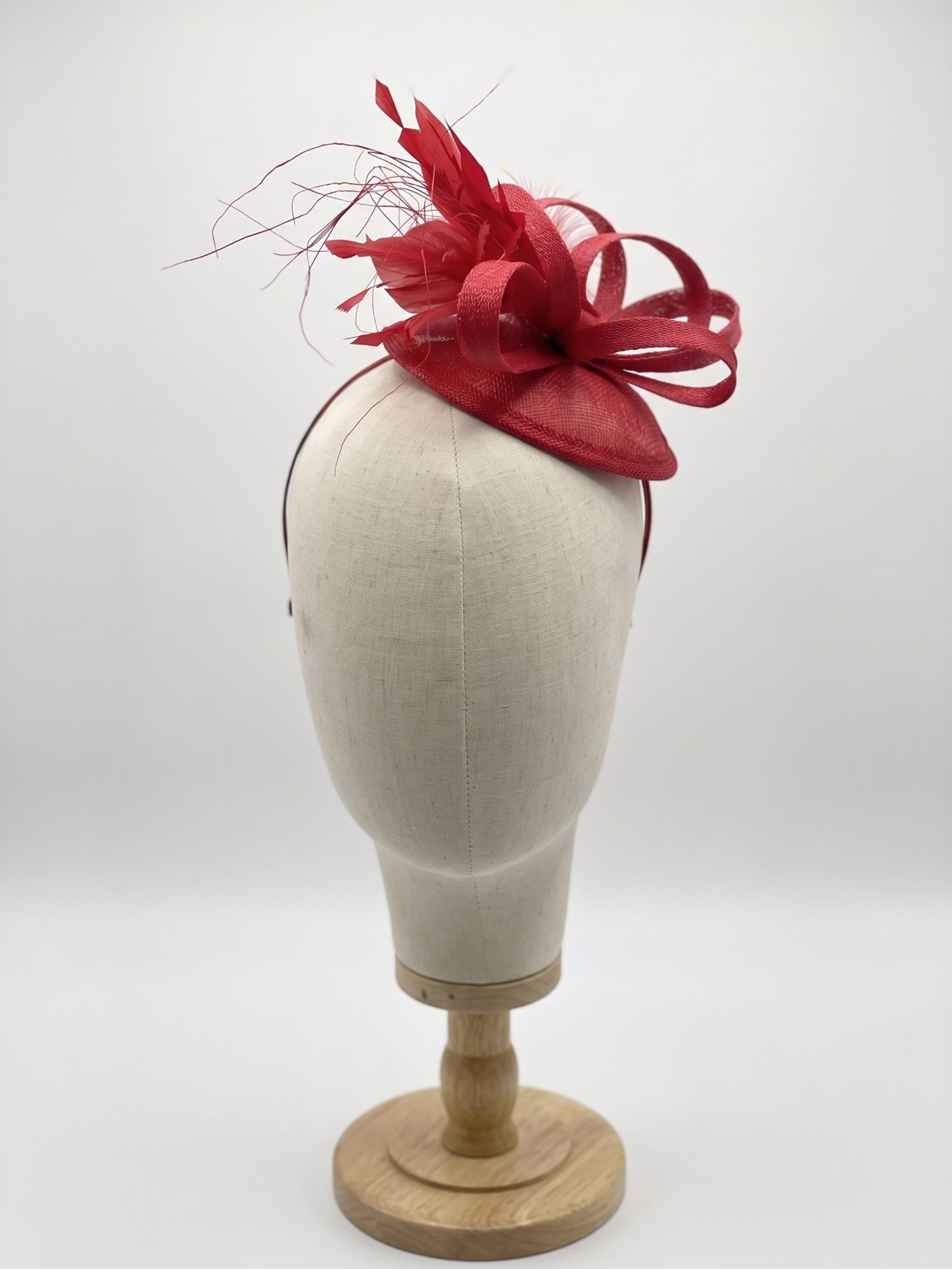 Tea Party Fascinator - Red