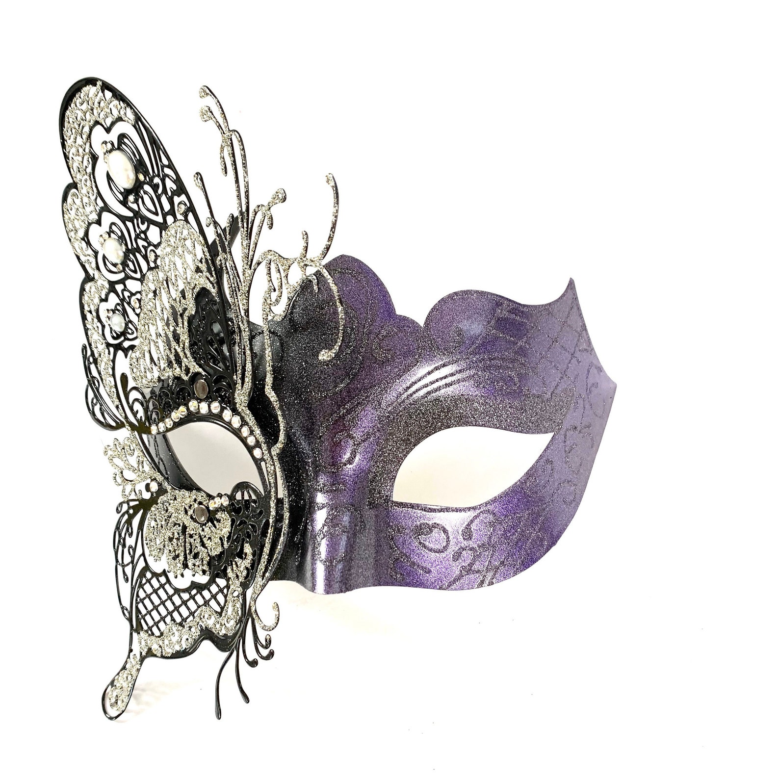 Luxury Butterfly Mask- Purple