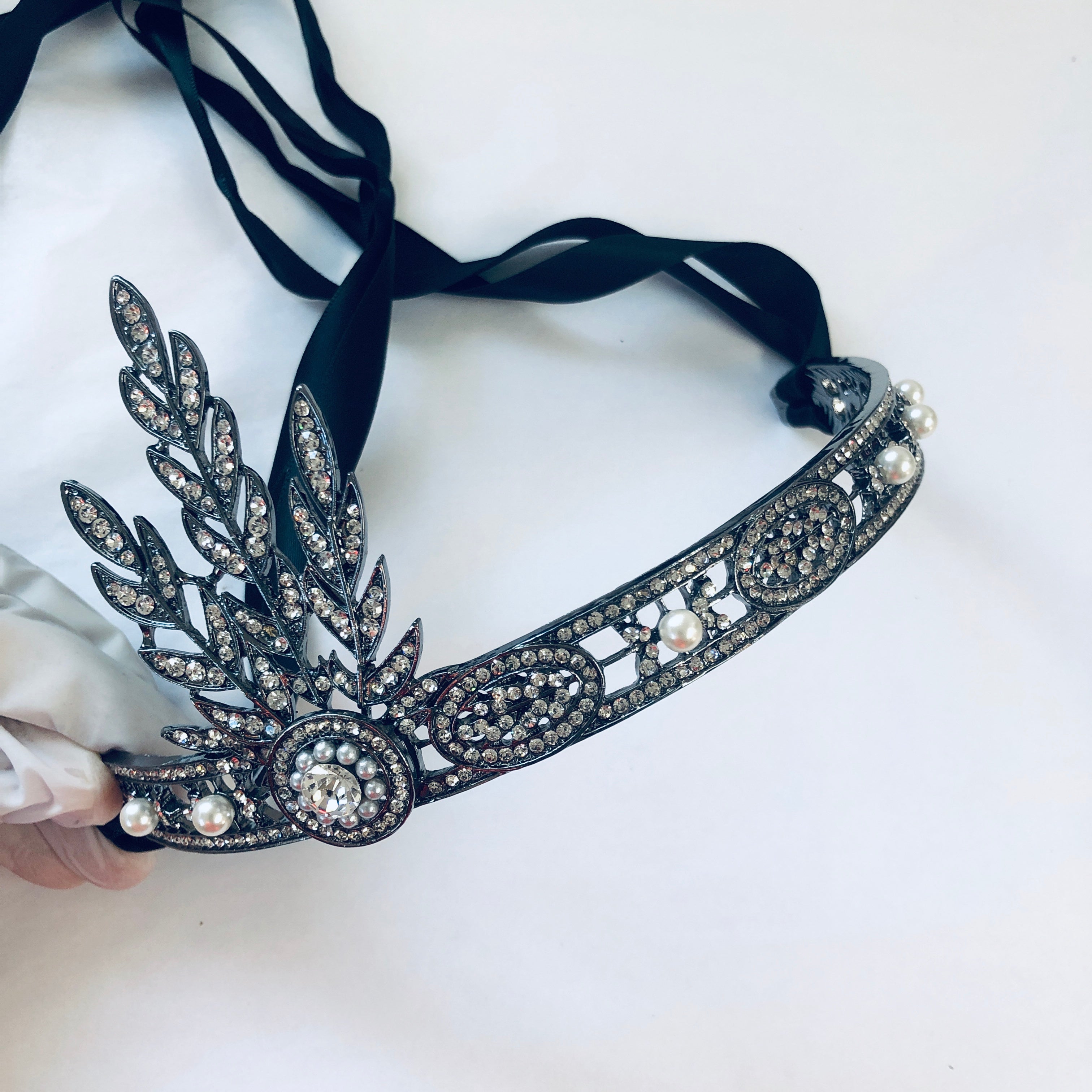 Great Gatsby flapper jewel headpiece