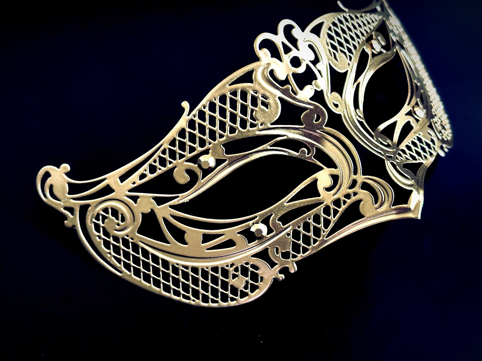 Ornate Gold Mask - Kids