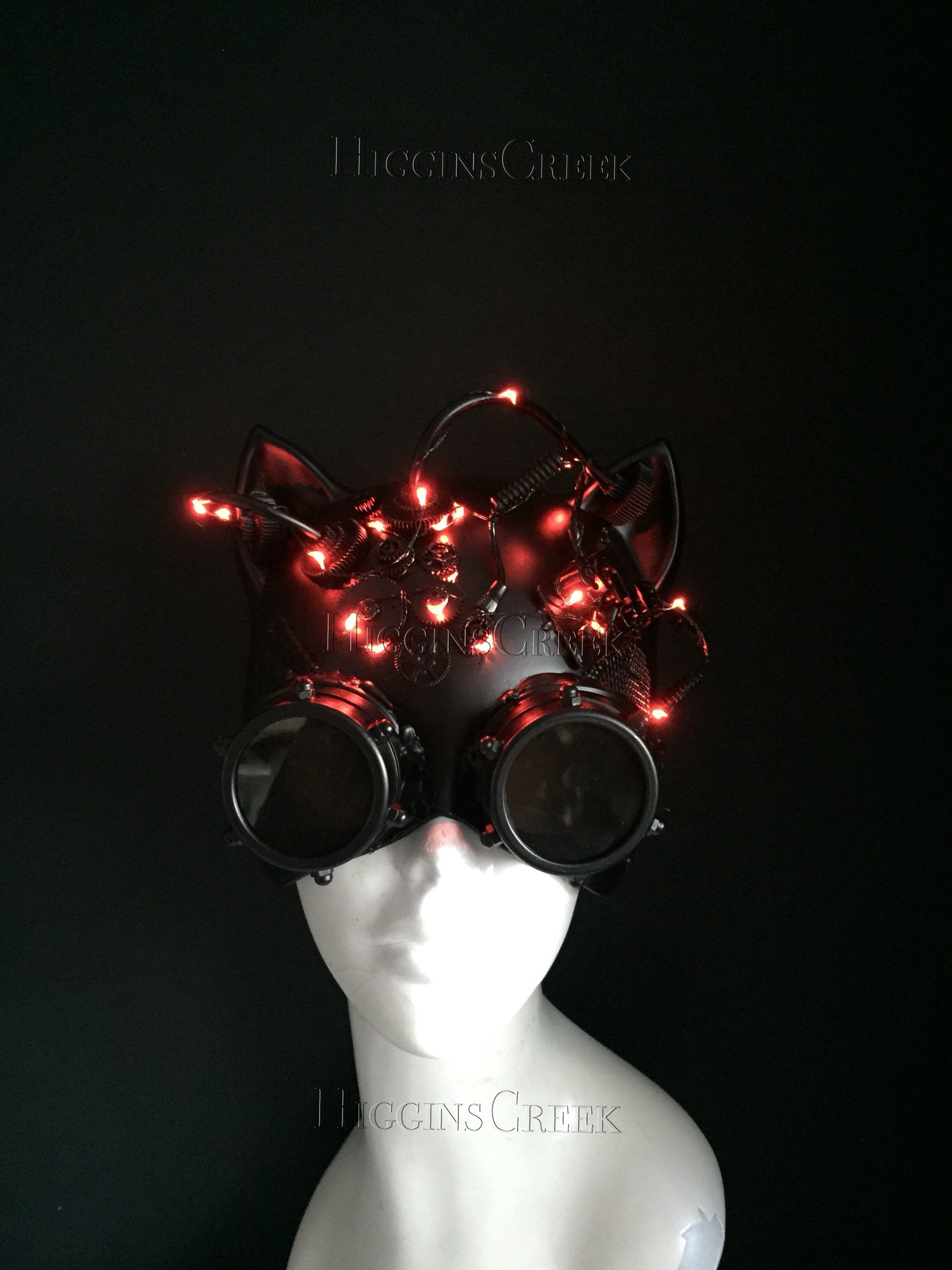 Steampunk Cat - LED Lights