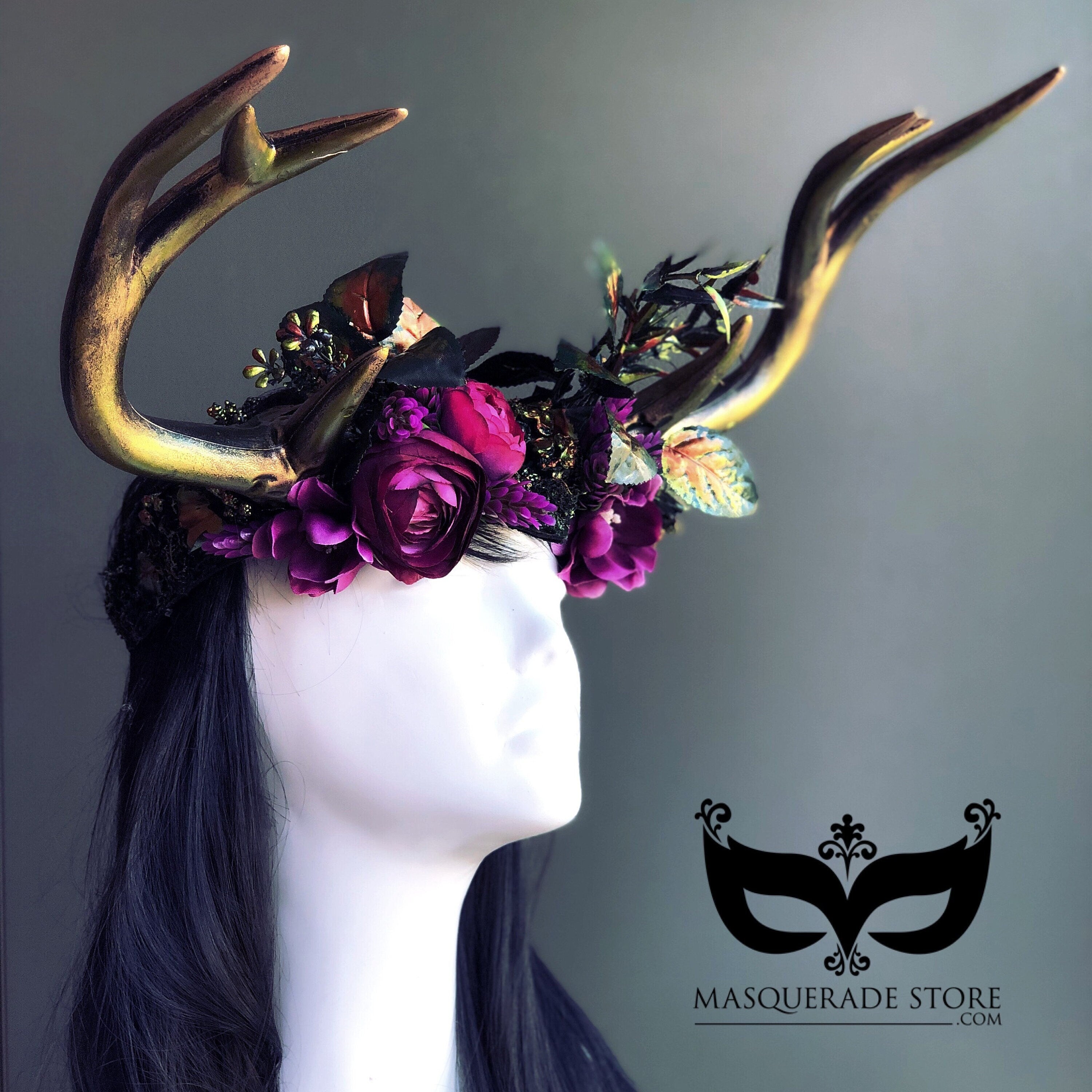 Deer Antler Headdress - Beltane