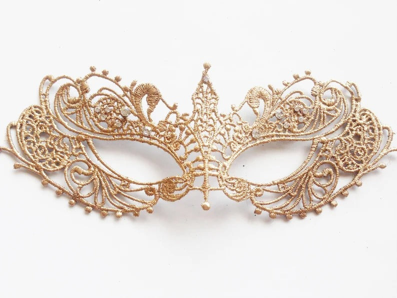Golden Grace – Kids Lace Masquerade Mask