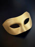 Gold mask with golden shimmer.