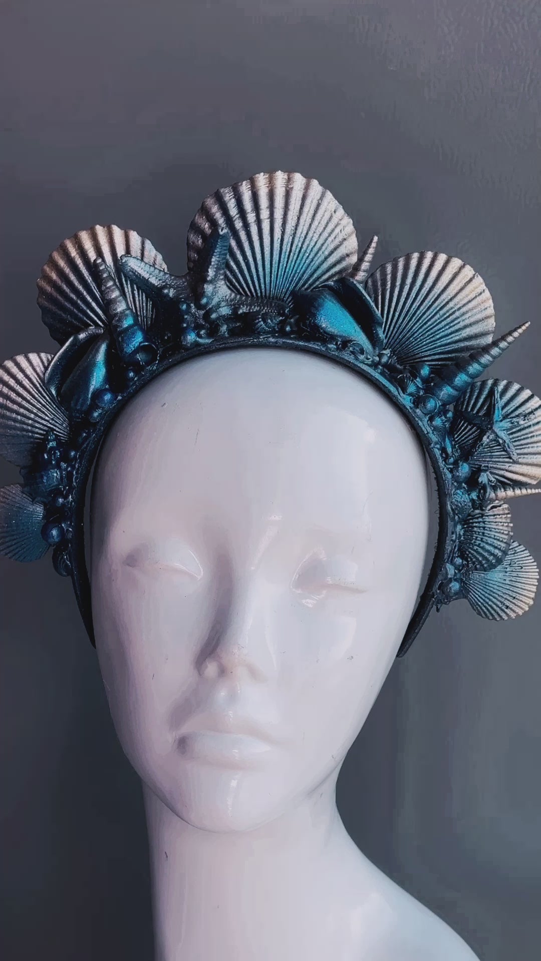 mermaid headpiece cosplay video 